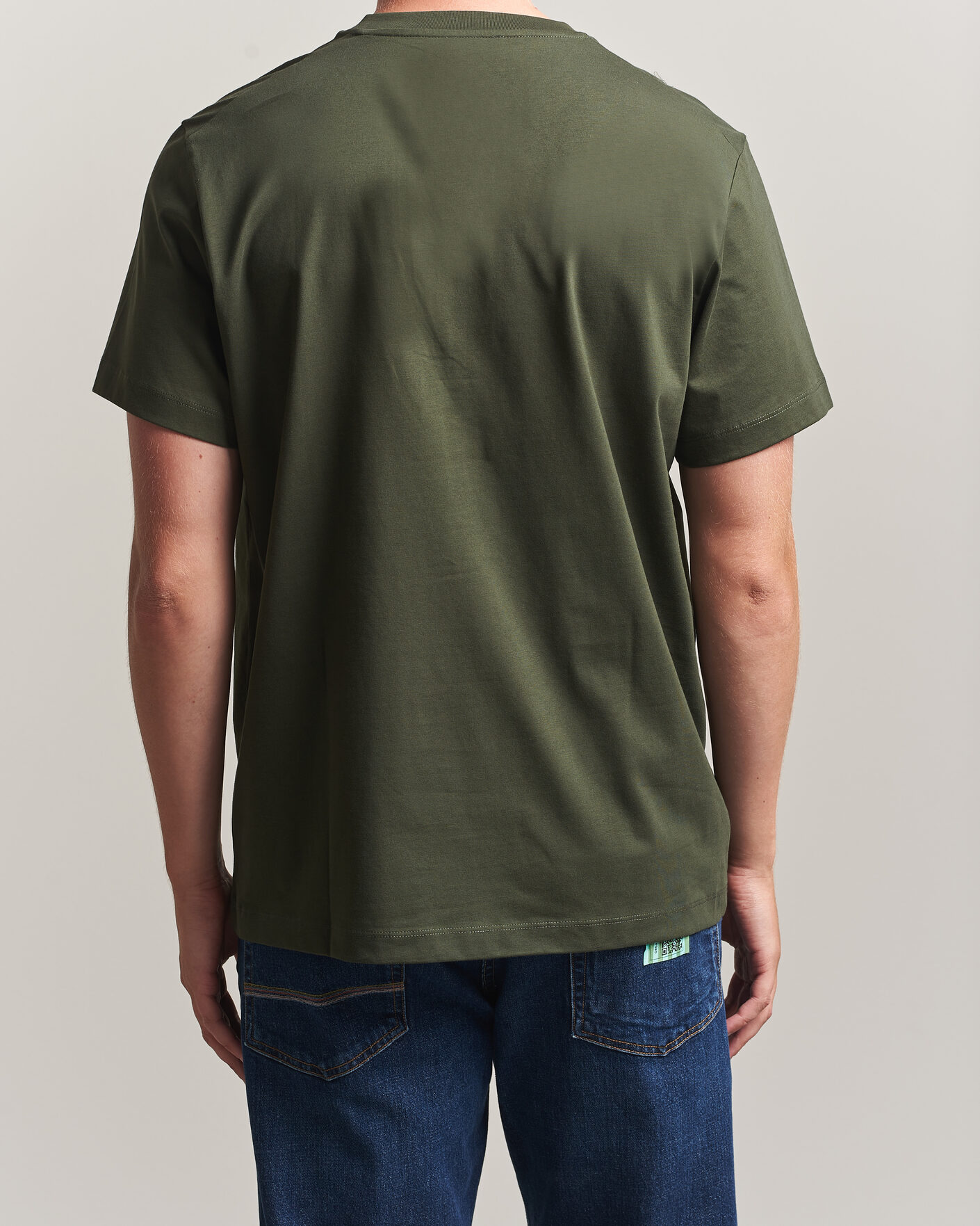 Herr | T-Shirts | Filippa K | Filip Crew Neck T-Shirt Night Green