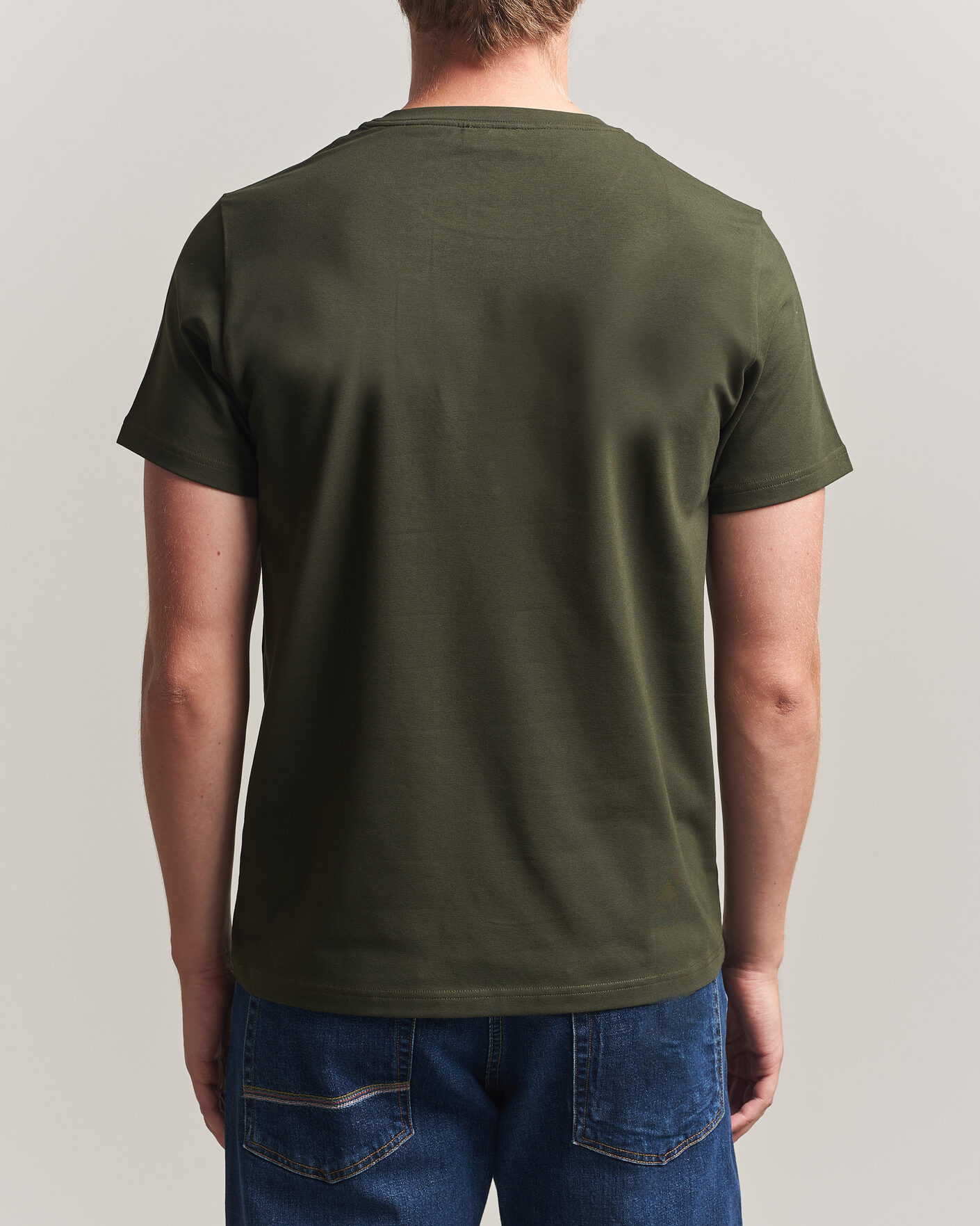 Herr | T-Shirts | Filippa K | Soft Lycra T-Shirt Night Green