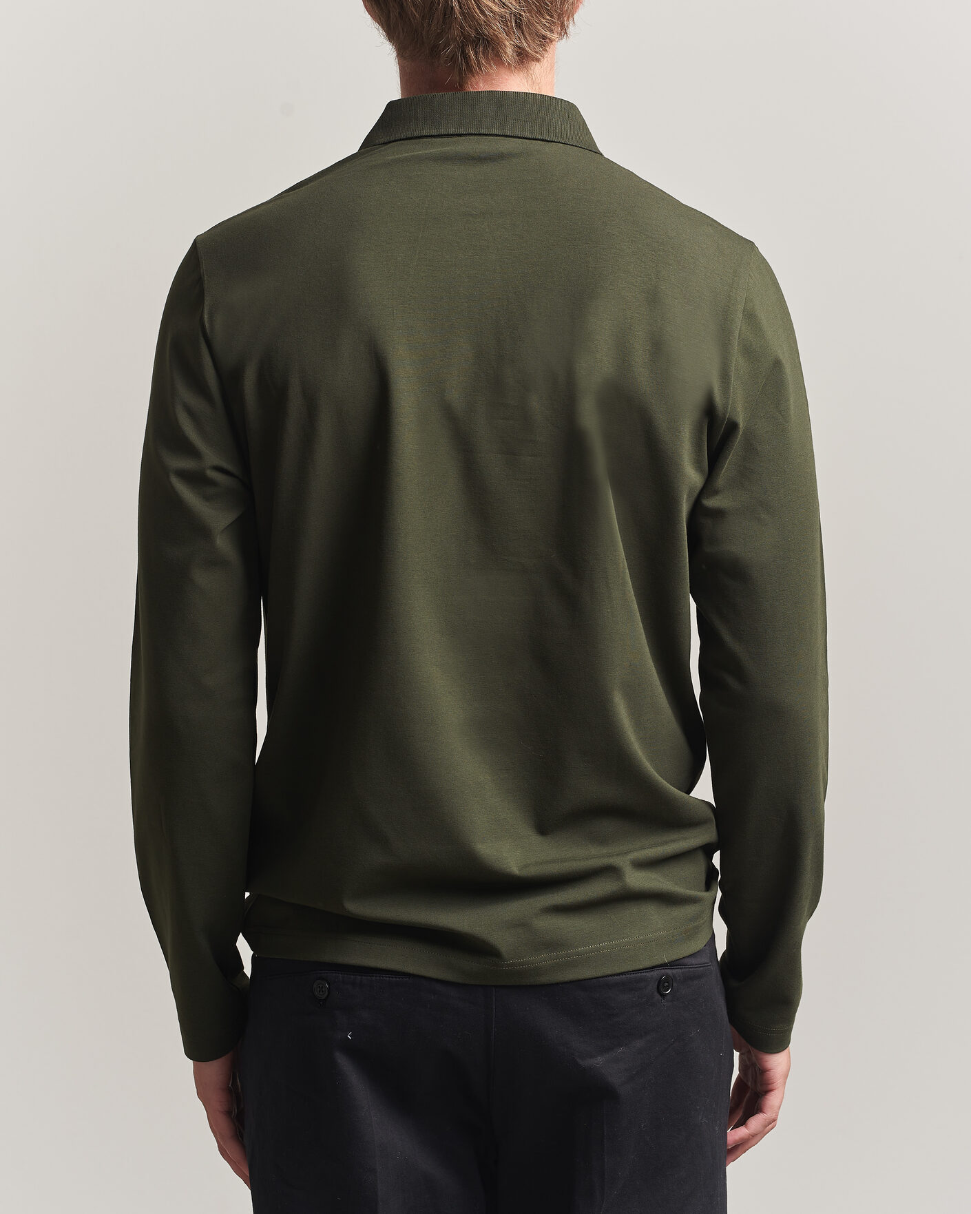 Herr | Pikéer | Filippa K | Luke Lycra Polo Shirt Night Green