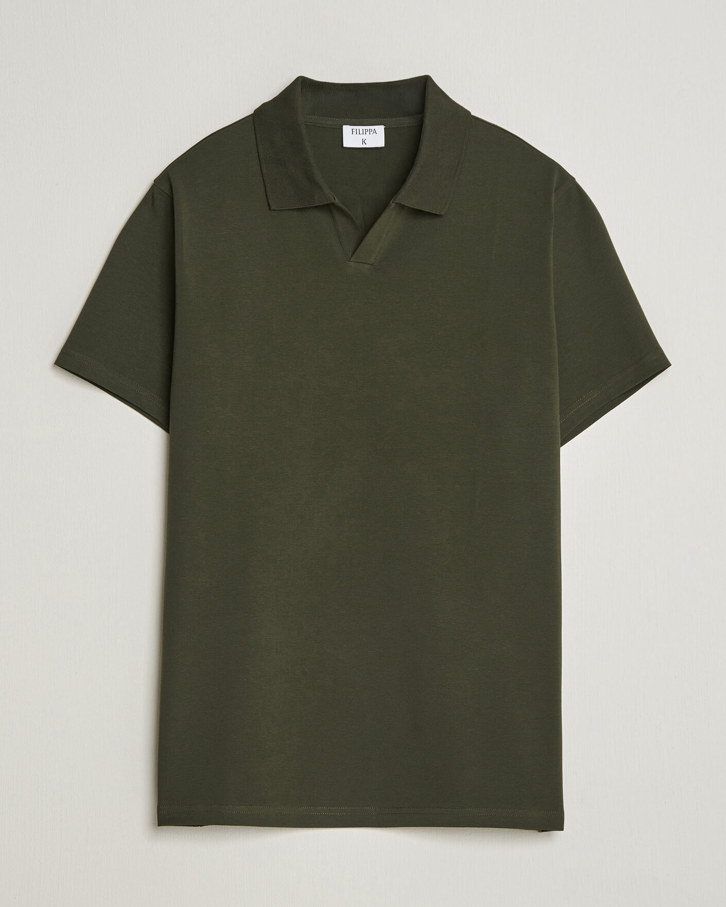 Herr | Pikéer | Filippa K | Soft Lycra Polo T-Shirt Night Green