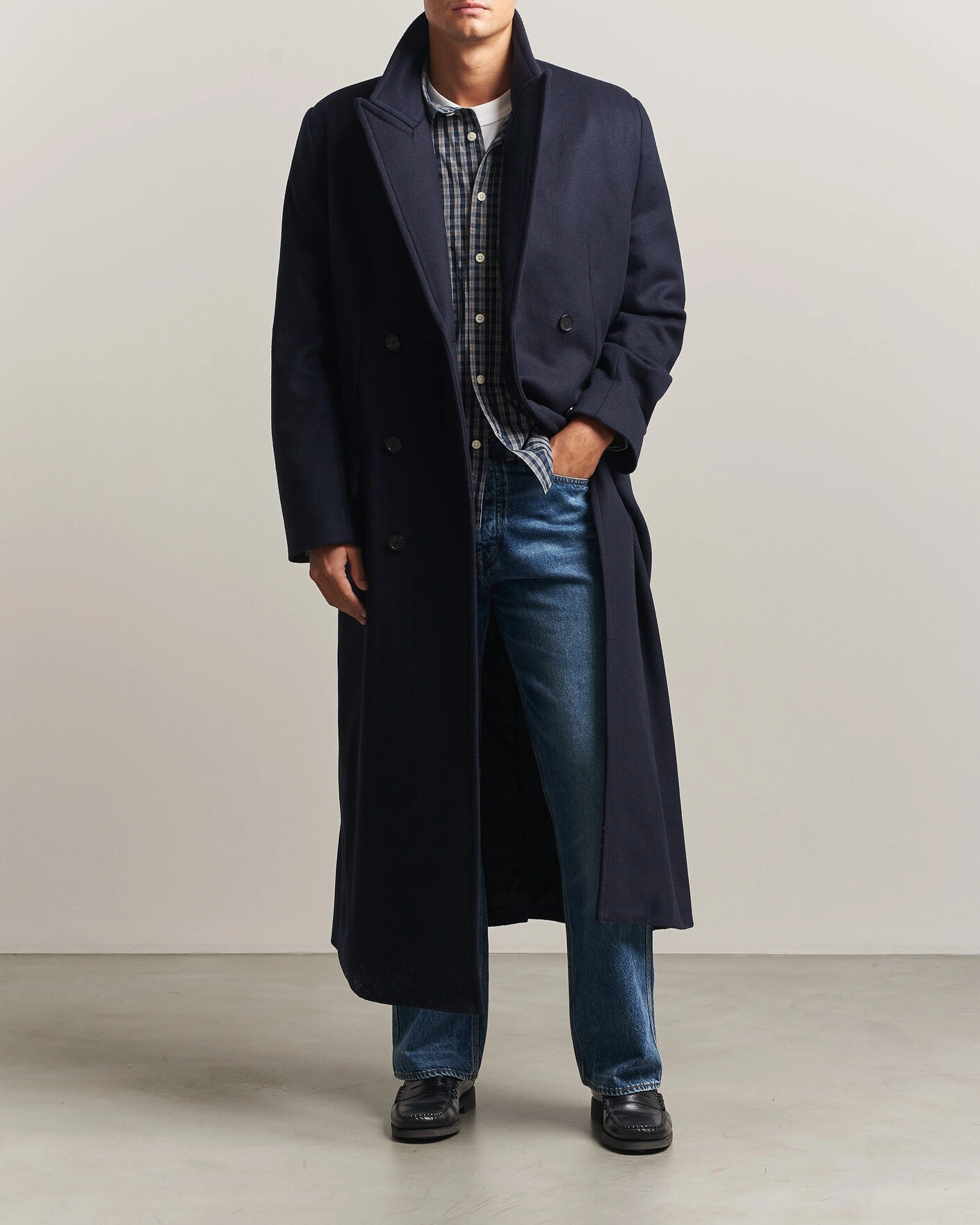 Herr |  | Filippa K | Damian Wool Coat French Navy