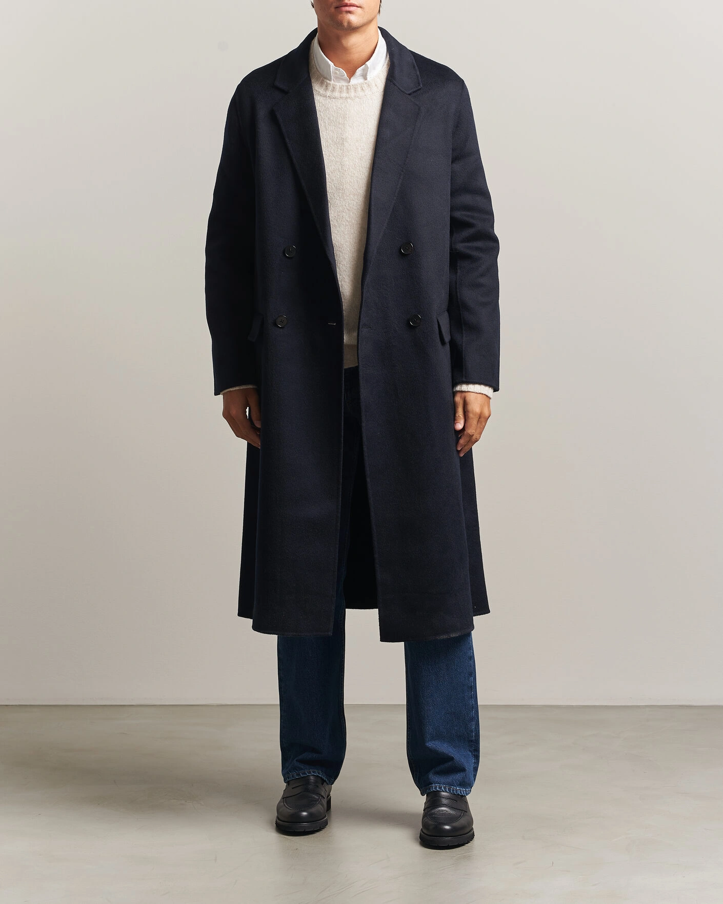Herr | Jackor | Filippa K | Athens Wool Coat Navy