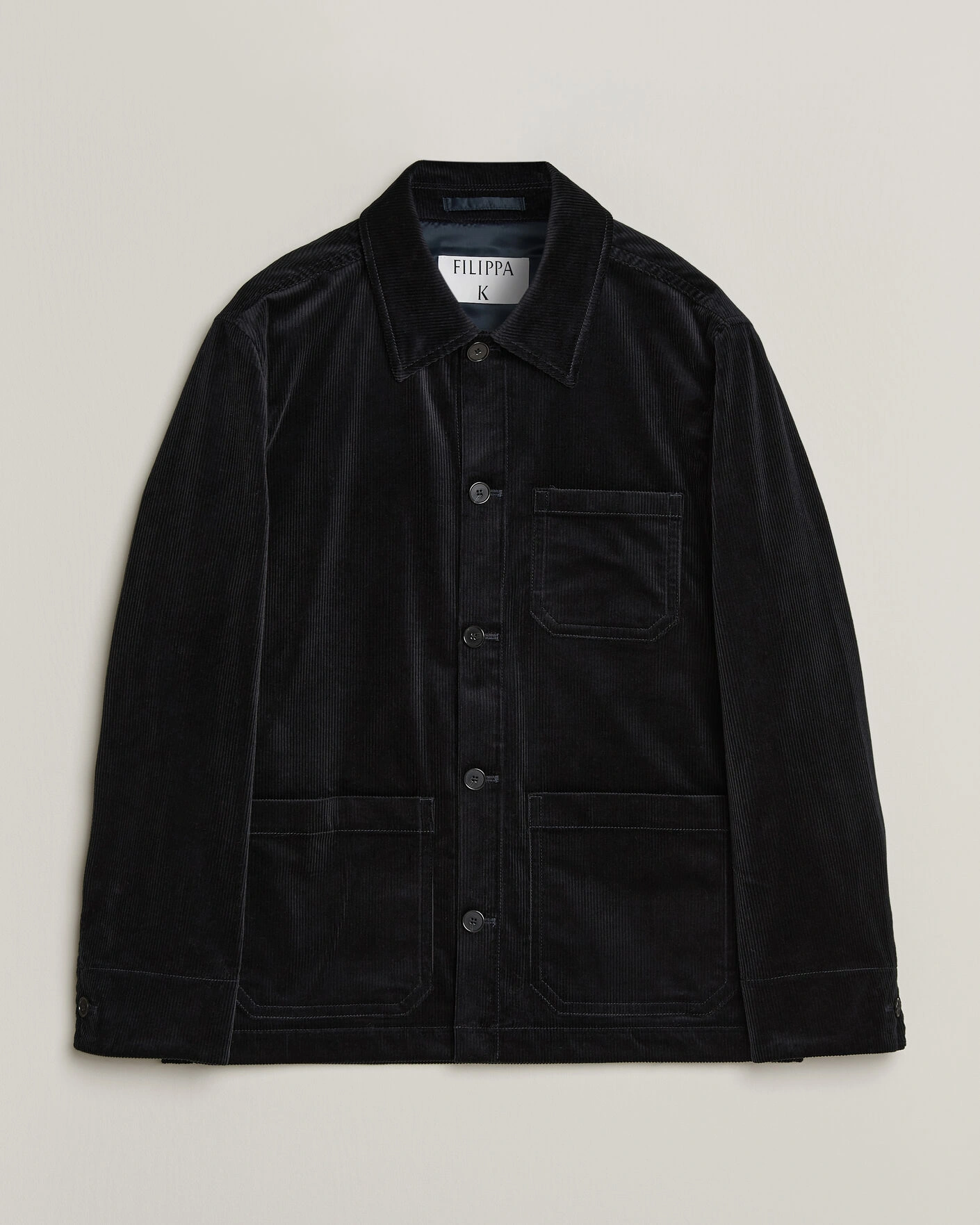 Herr | Skjortor | Filippa K | Taylor Corduroy Overshirt Navy