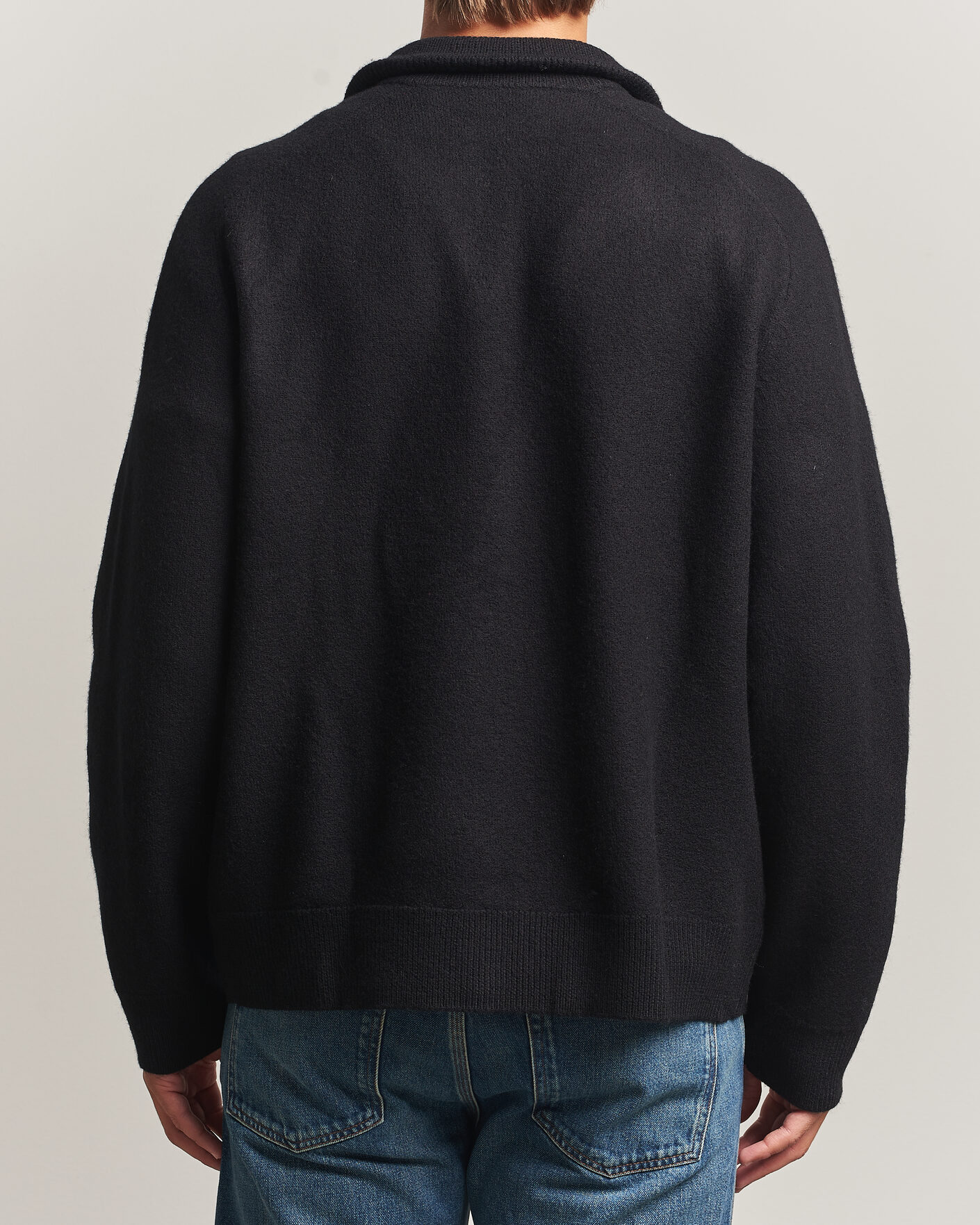 Herr | Tröjor | Filippa K | Wool Knitted Cardigan Black