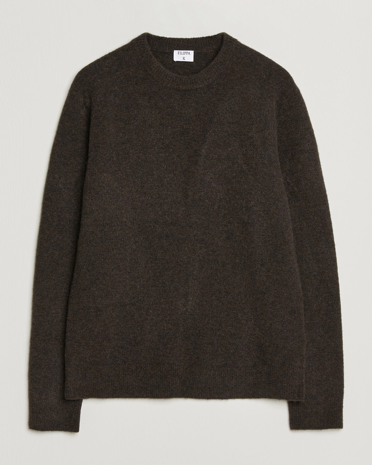 Herr | Tröjor | Filippa K | Yak Knitted Sweater Golden Brown