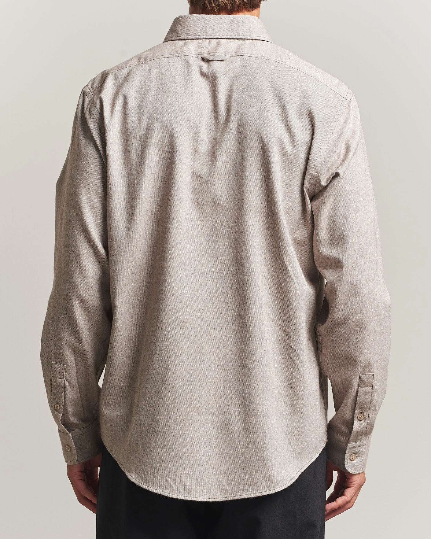 Herr | Skjortor | Filippa K | Zack Flannel Shirt Mid Brown