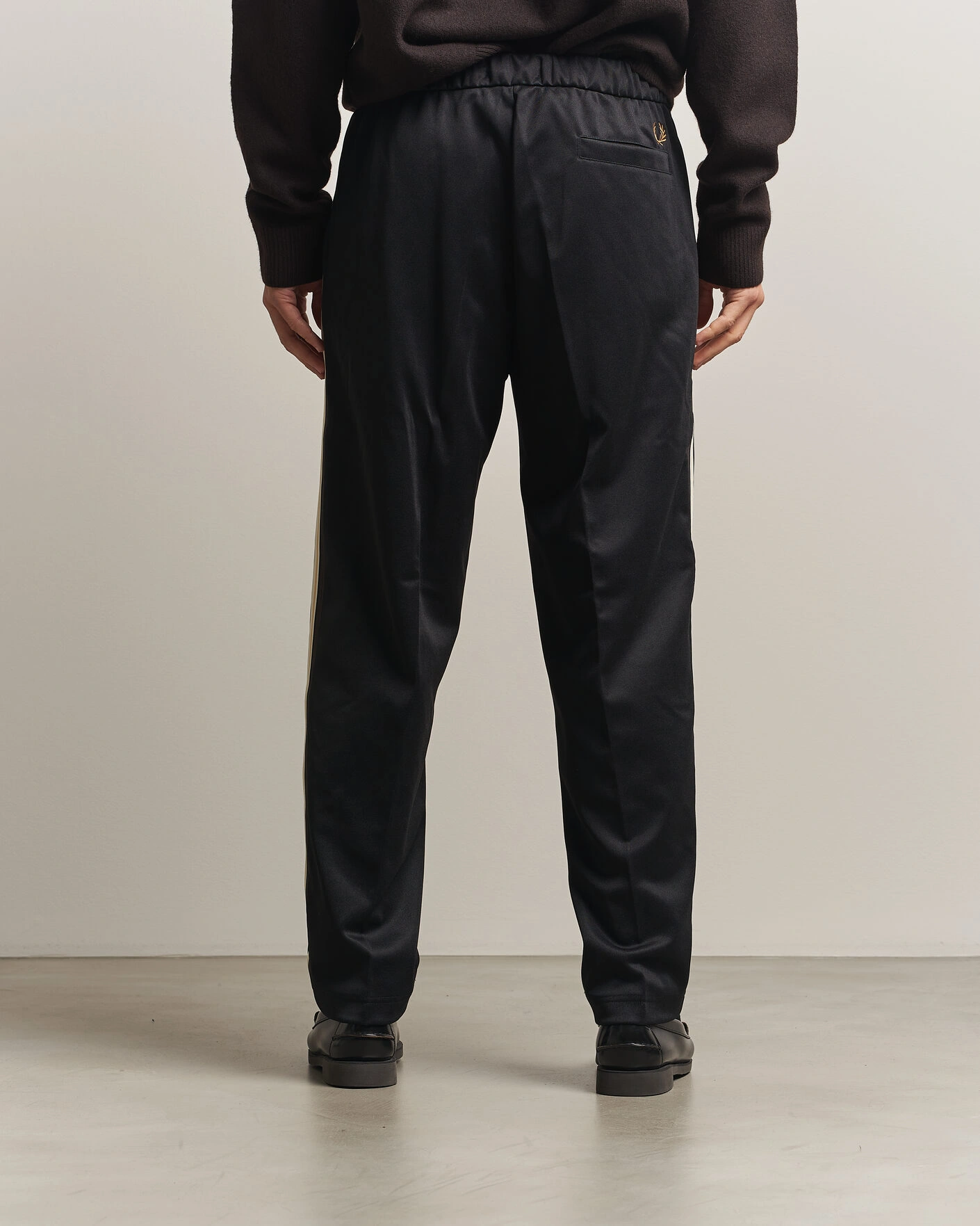 Herr | Byxor | Fred Perry | Tipped Taped Track Pants Black
