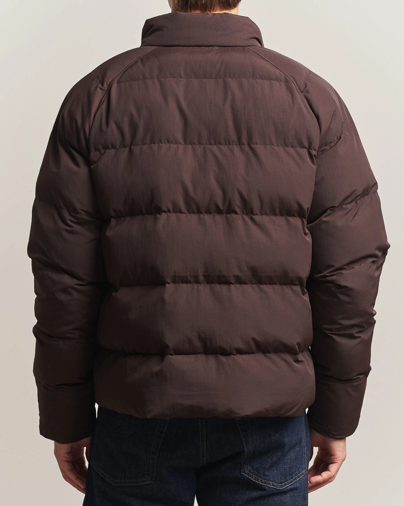 Herr | Jackor | Fred Perry | Raglan Sleeve Padded Jacket Rich Brown