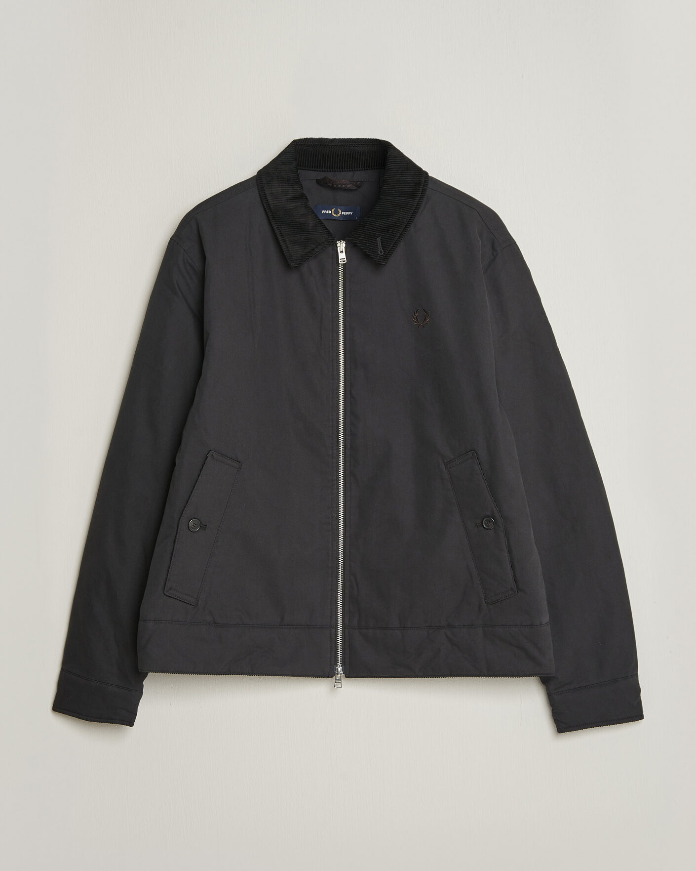Herr | Jackor | Fred Perry | Cotton Caban Jacket Black