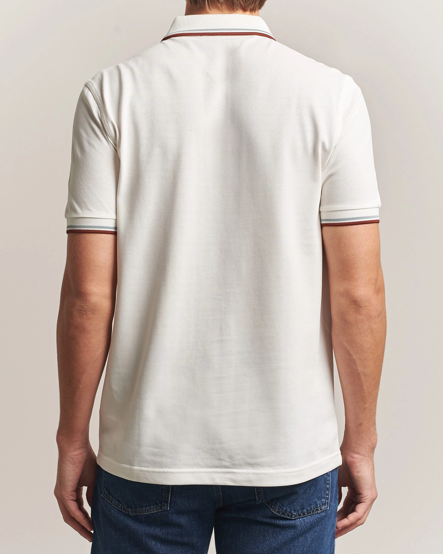 Herr | Pikéer | Fred Perry | Twin Tipped Polo Shirt Ecru