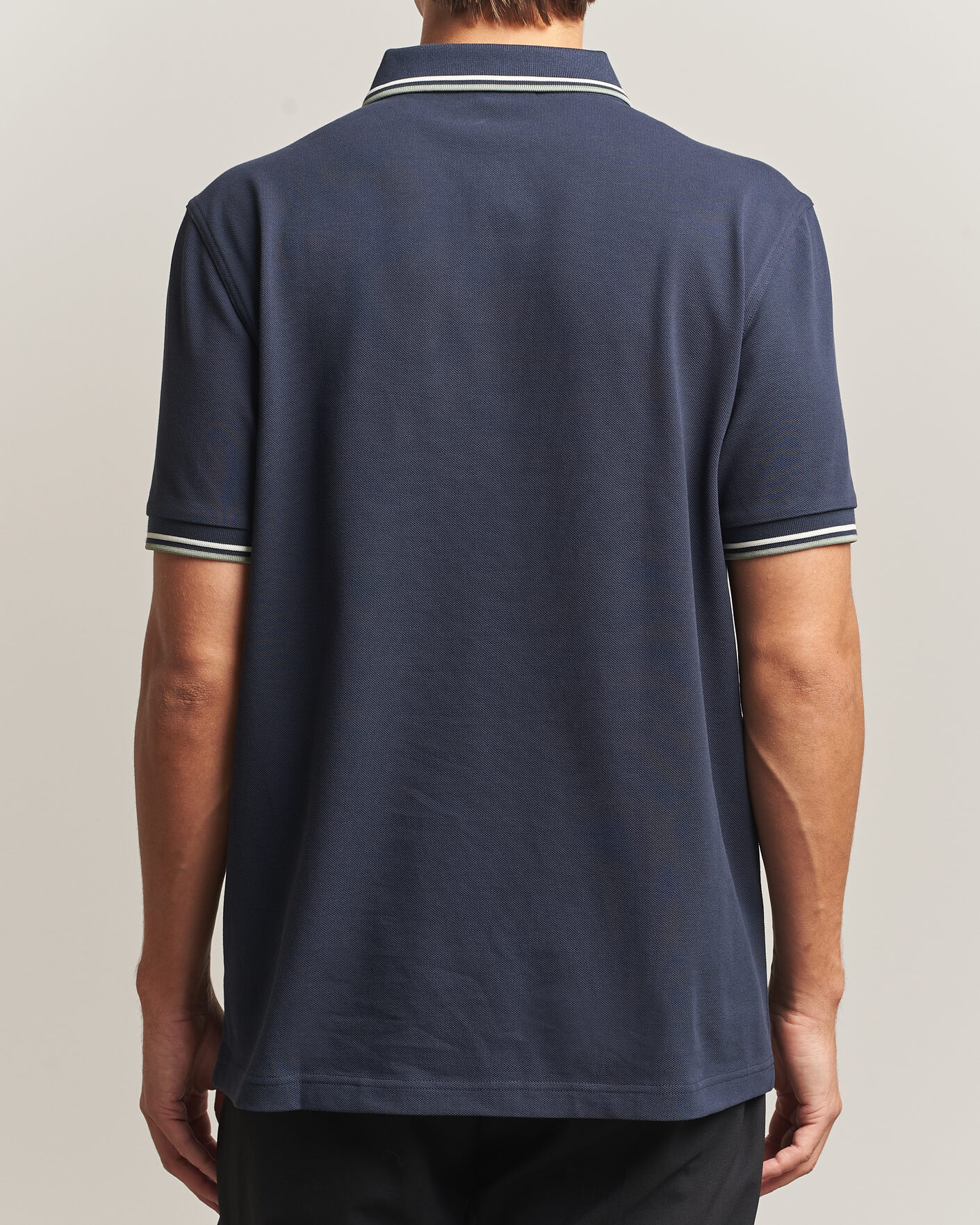 Herr | Pikéer | Fred Perry | Twin Tipped Polo Shirt Dark Airforce