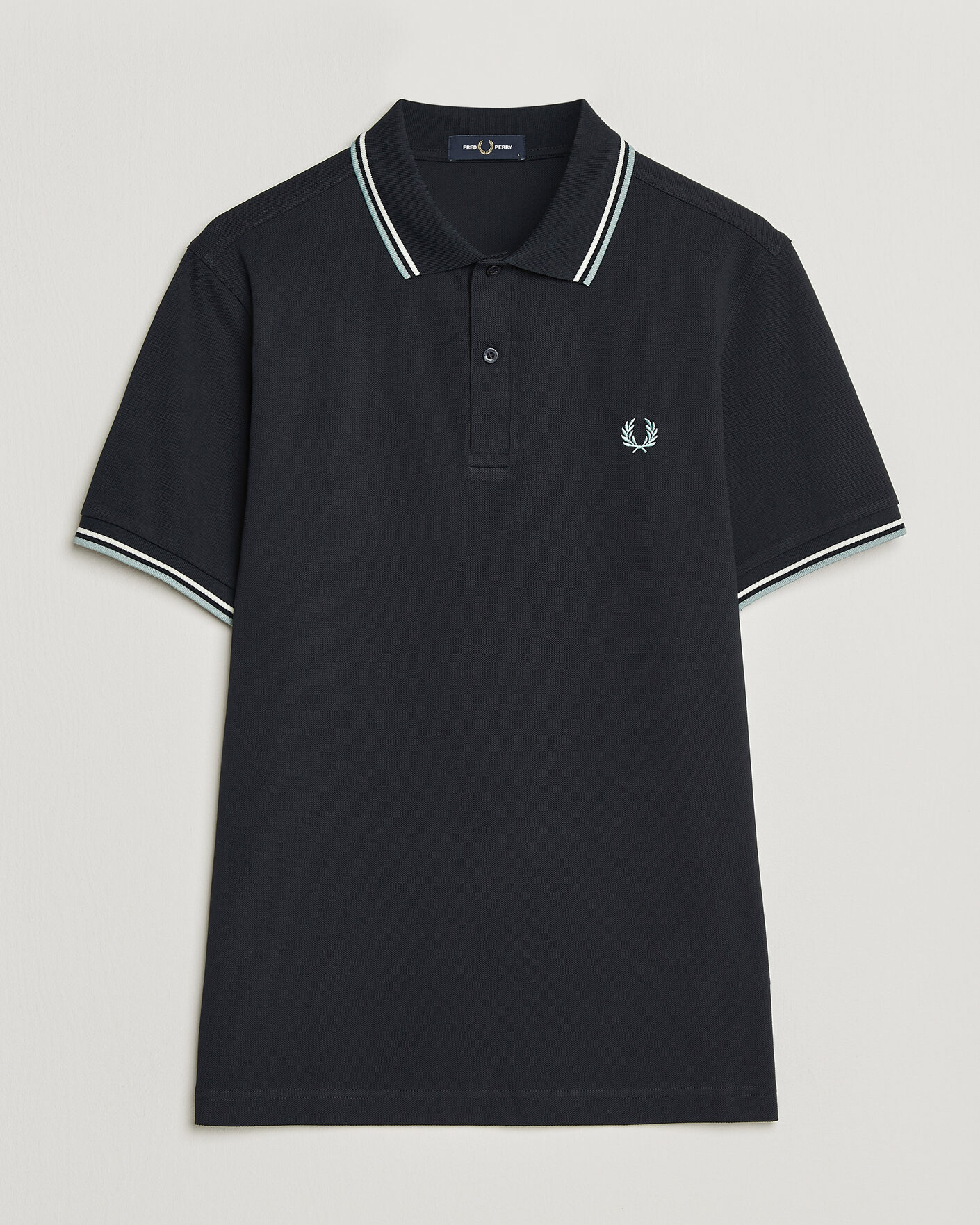 Herr | Pikéer | Fred Perry | Twin Tipped Polo Shirt Navy