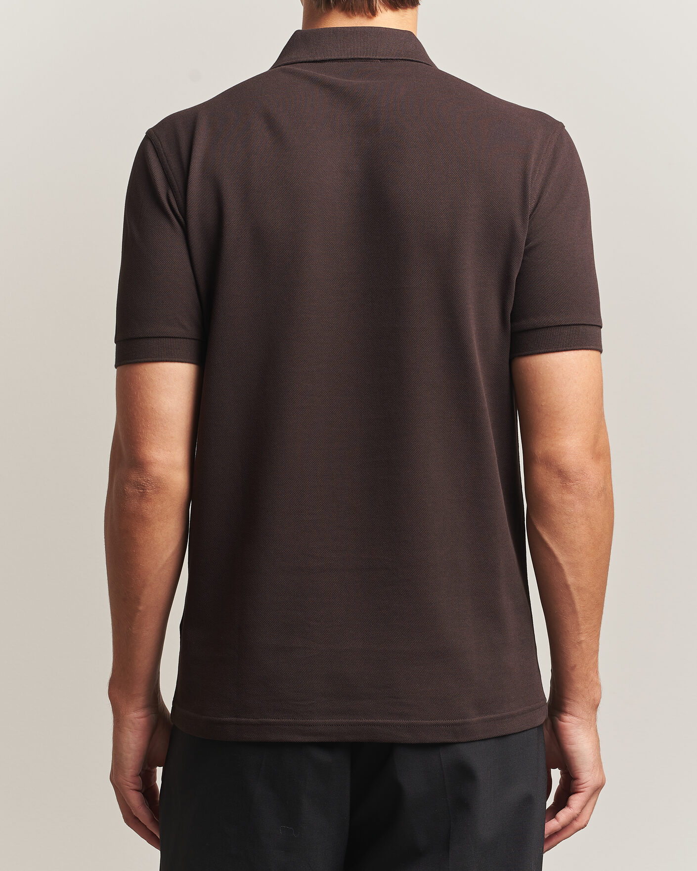 Herr | Pikéer | Fred Perry | Plain Polo Shirt Night Rich Brown