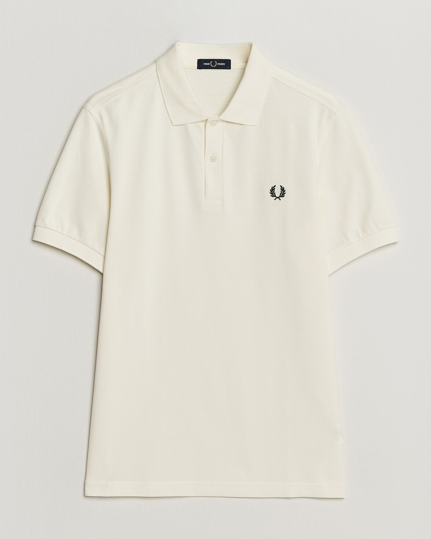 Herr | Pikéer | Fred Perry | Plain Polo Shirt Night Ecru