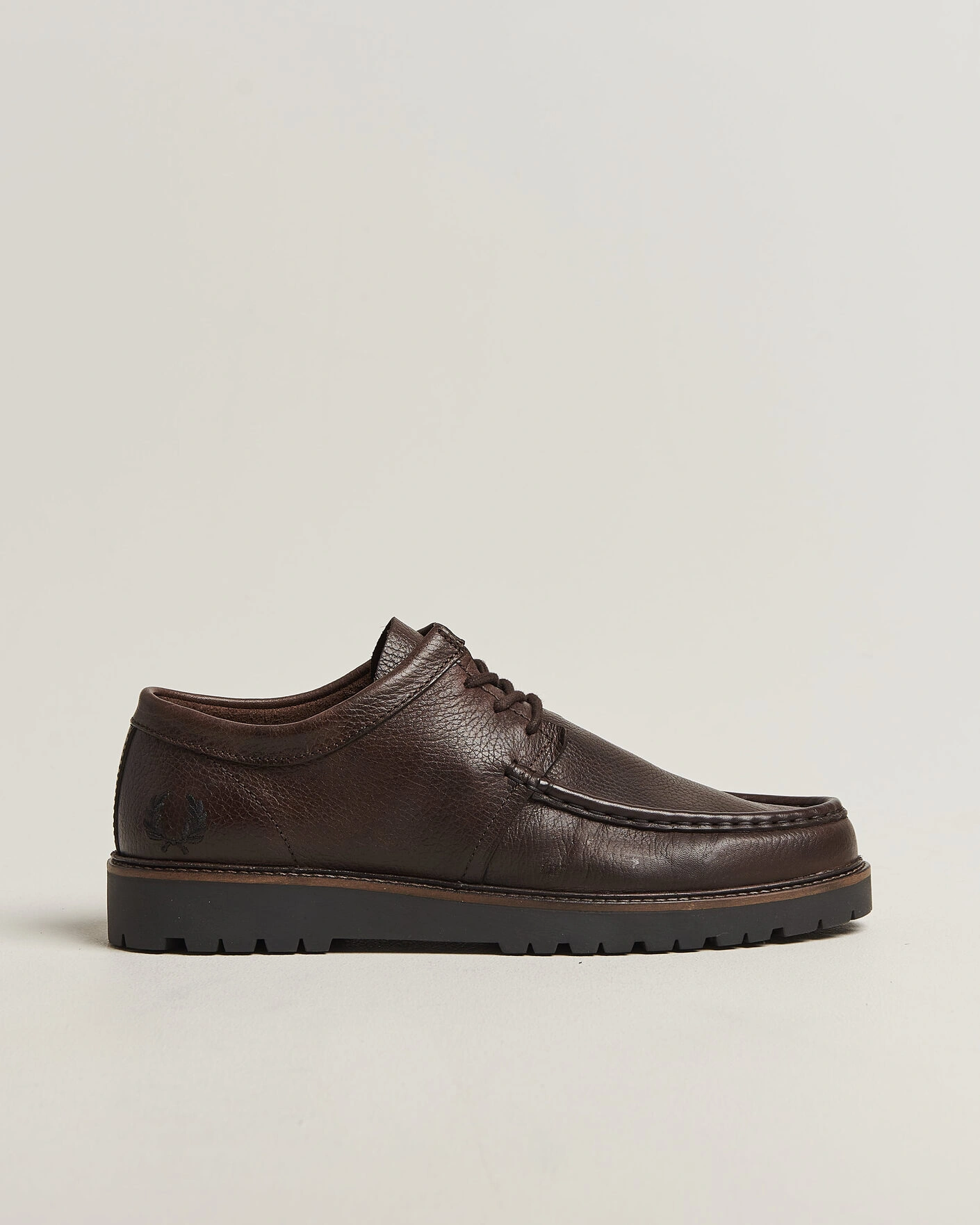 Herr | Derbys | Fred Perry | Kenny Grained Leather Derby Rich Brown