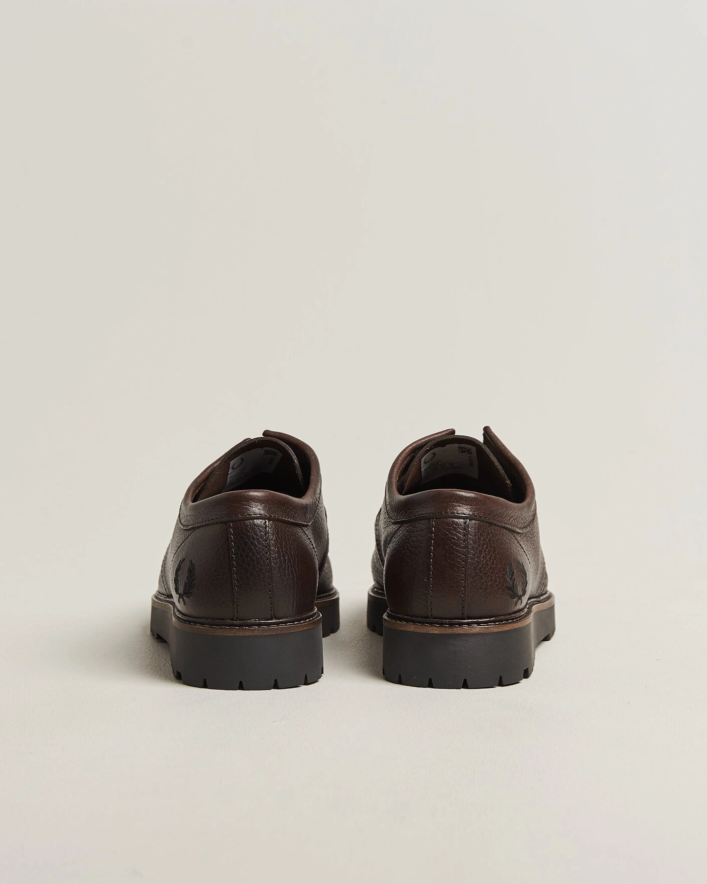 Herr | Derbys | Fred Perry | Kenny Grained Leather Derby Rich Brown