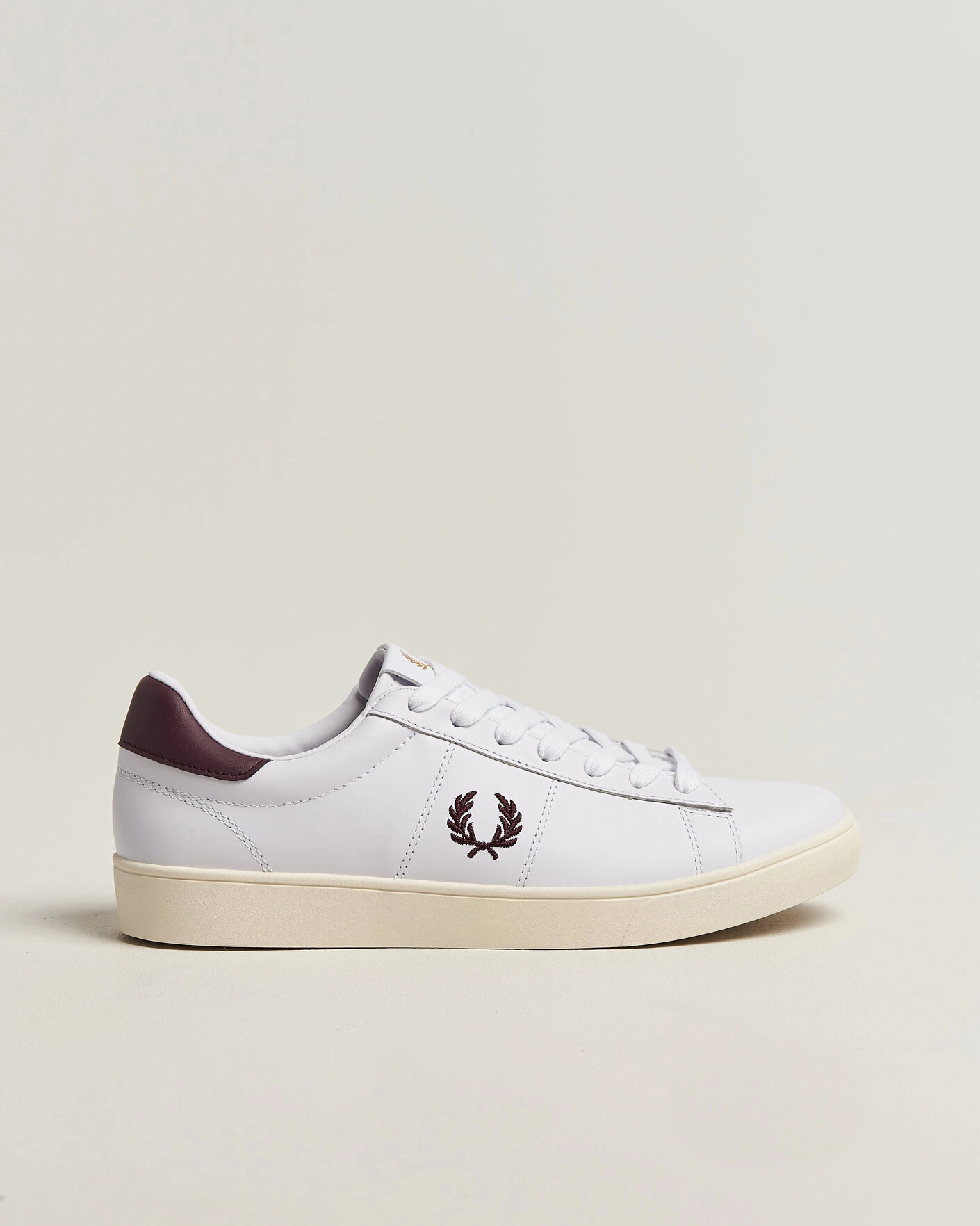 Herr | Sneakers | Fred Perry | Spencer Leather Sneaker White