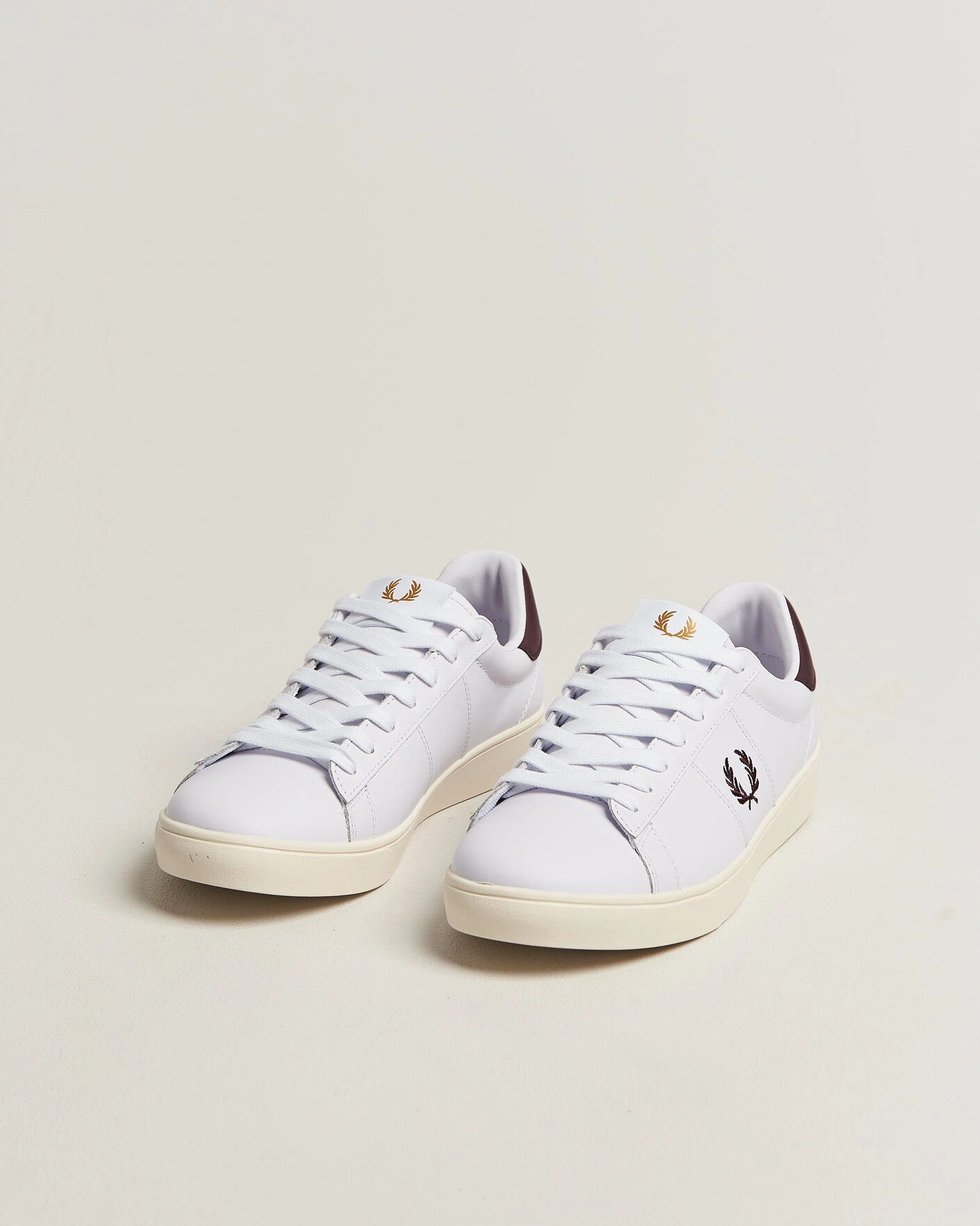 Herr | Sneakers | Fred Perry | Spencer Leather Sneaker White