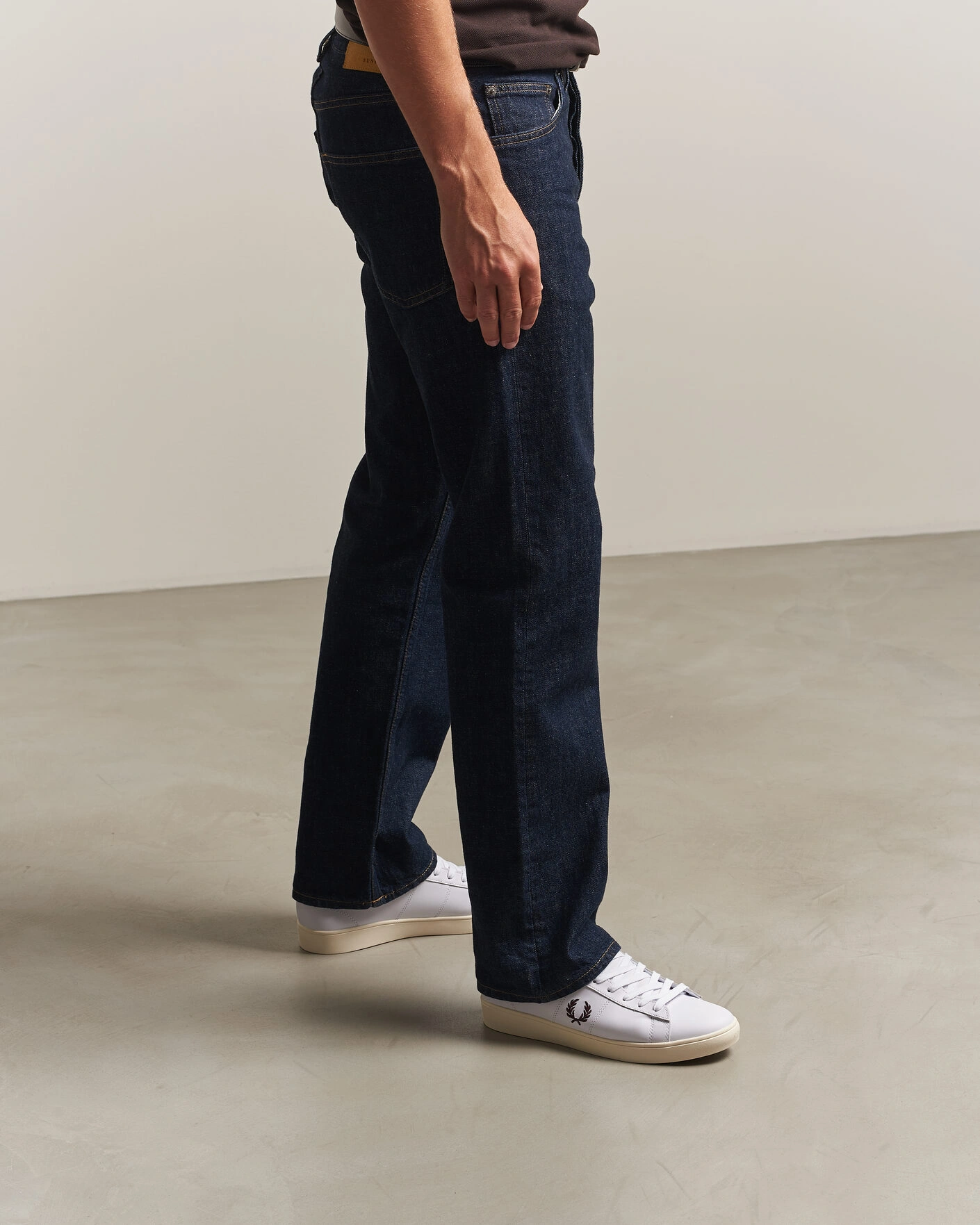 Herr | Sneakers | Fred Perry | Spencer Leather Sneaker White