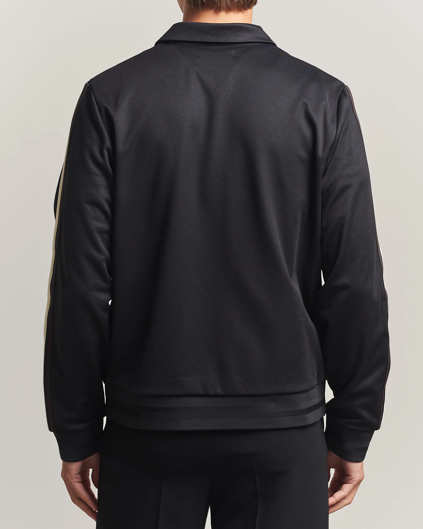 Herr | Tröjor | Fred Perry | Tipped Taped Track Jacket Black