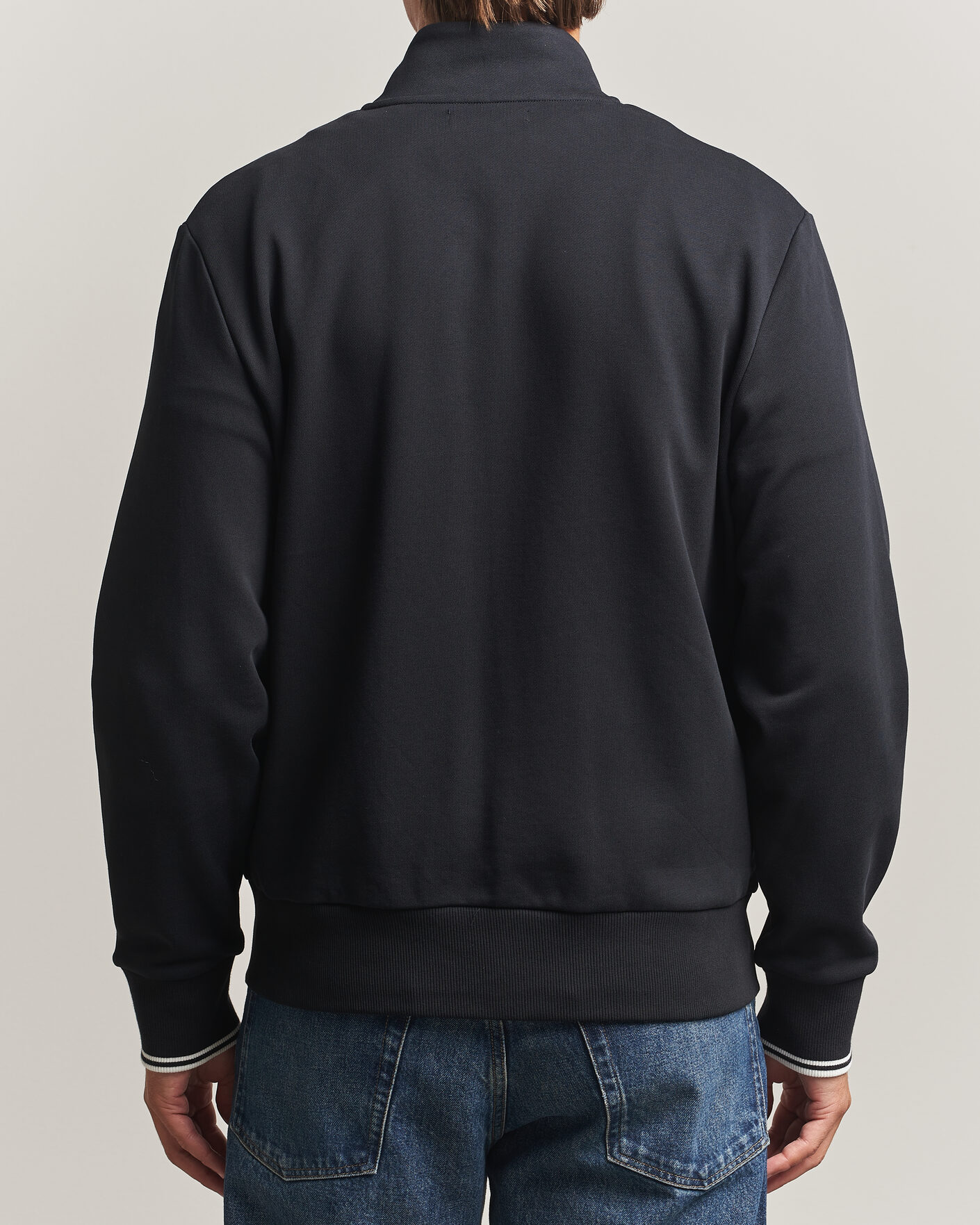 Herr | Tröjor | Fred Perry | Full Zip Sweatshirt Black