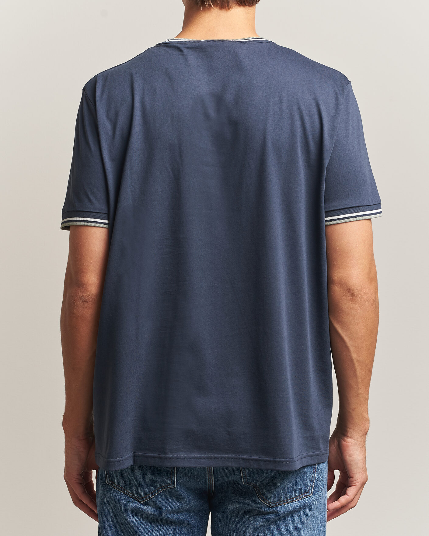 Herr | T-Shirts | Fred Perry | Twin Tipped T-Shirt Dark Airforce
