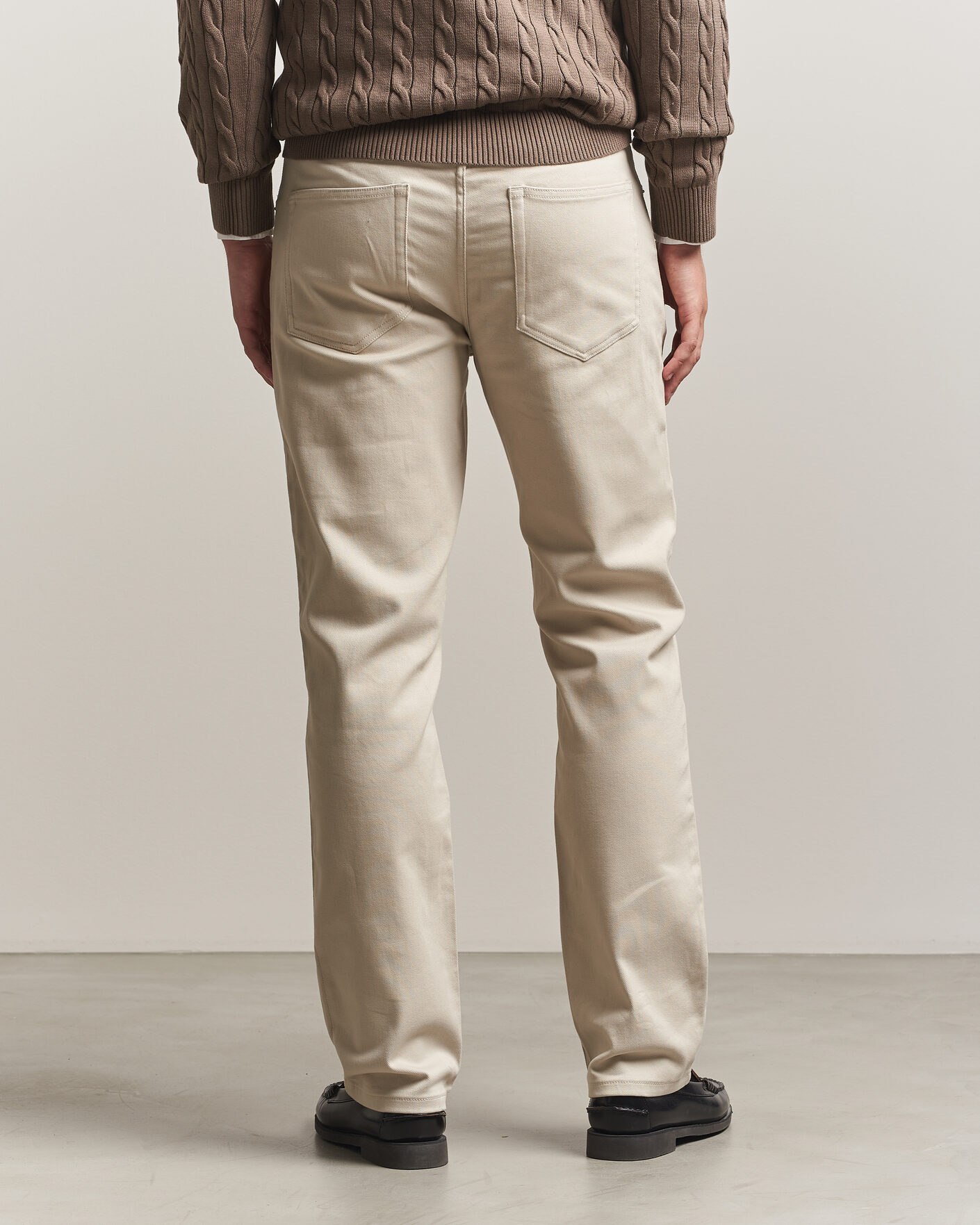Herr | Byxor | Gant | Regular Fit Soft Twill 5-Pocket Pants Clay Beige