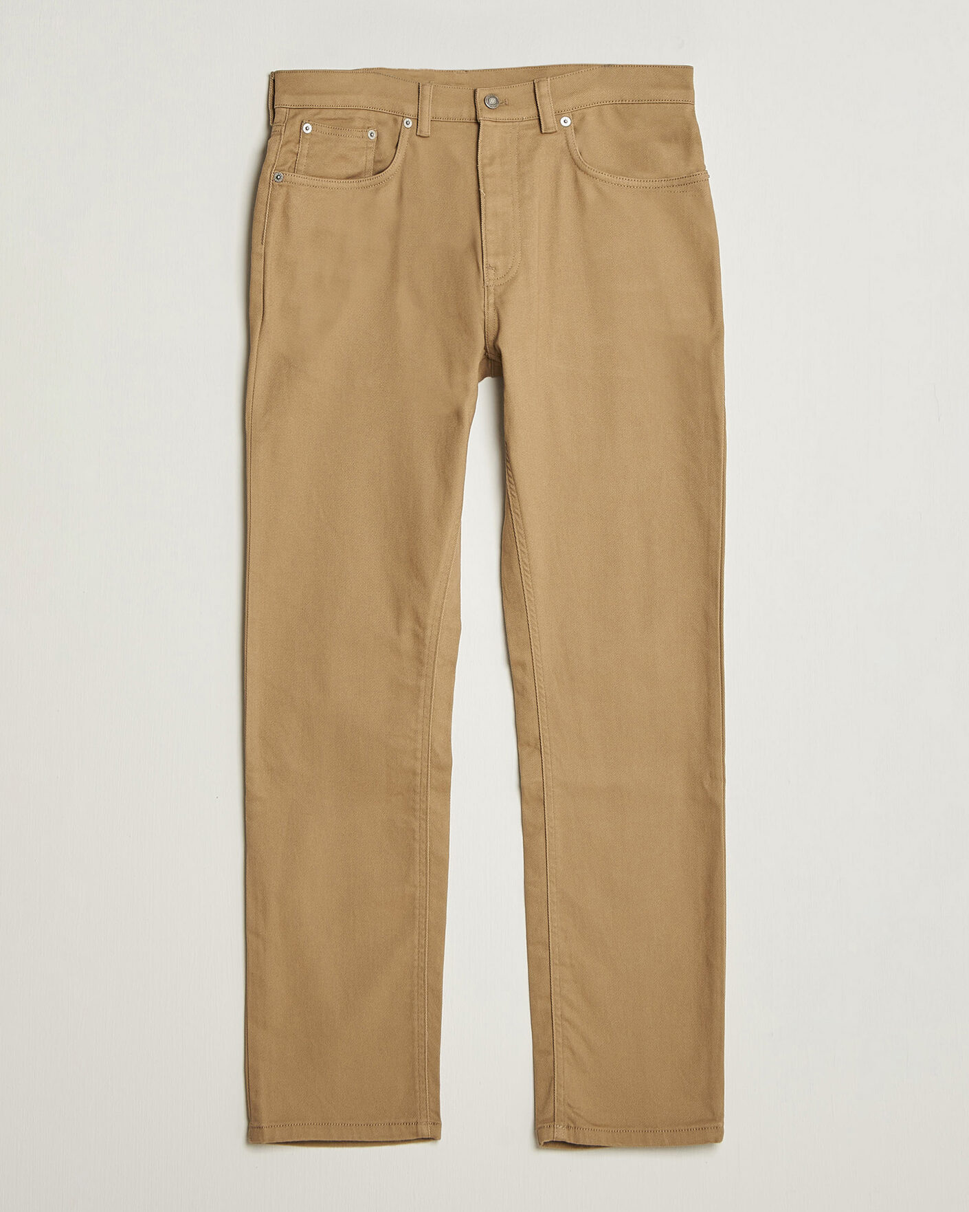 Herr | Byxor | Gant | Regular Fit Soft Twill 5-Pocket Pants Light Taupe