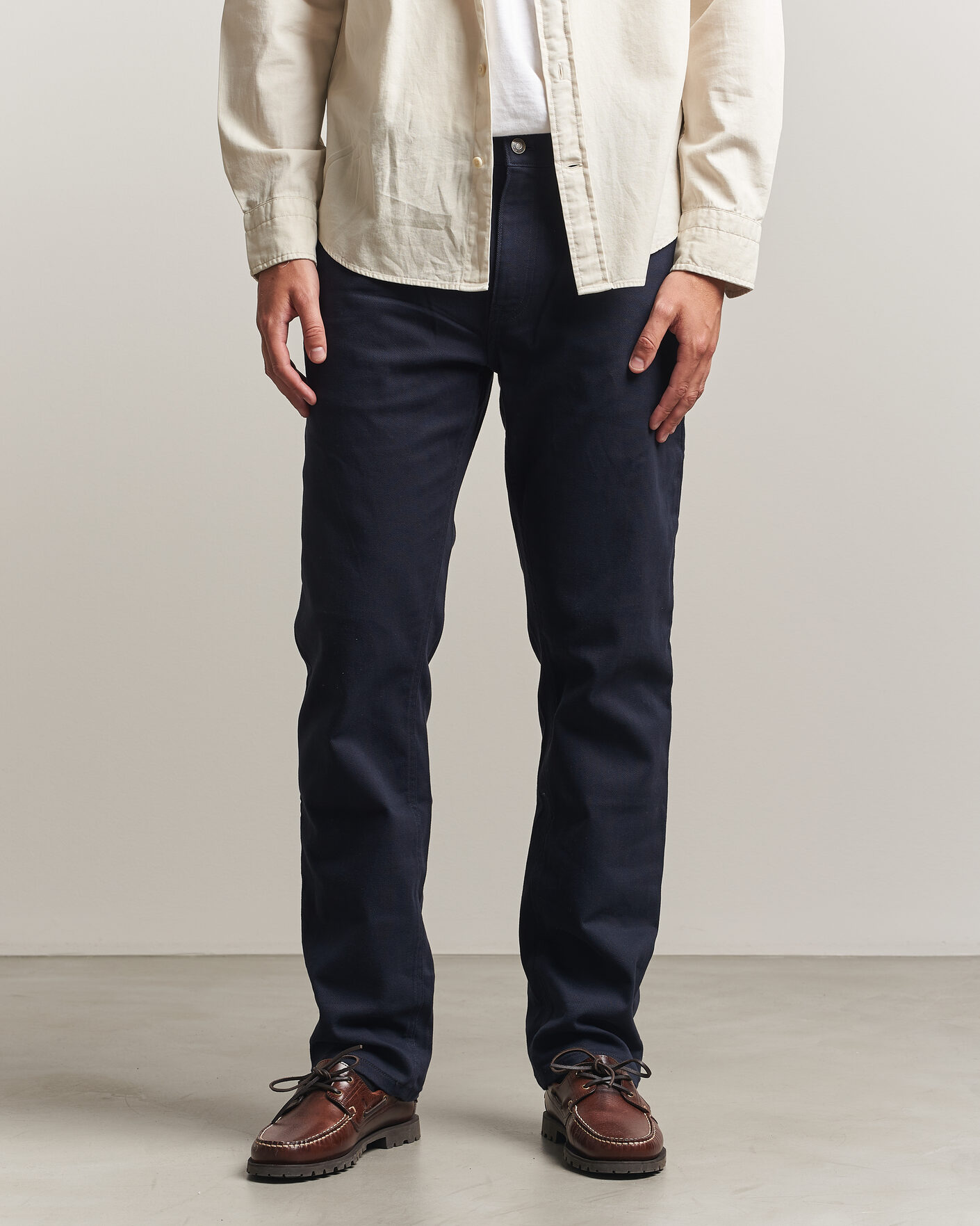 Herr | Byxor | Gant | Regular Fit Soft Twill 5-Pocket Pants Evening Blue