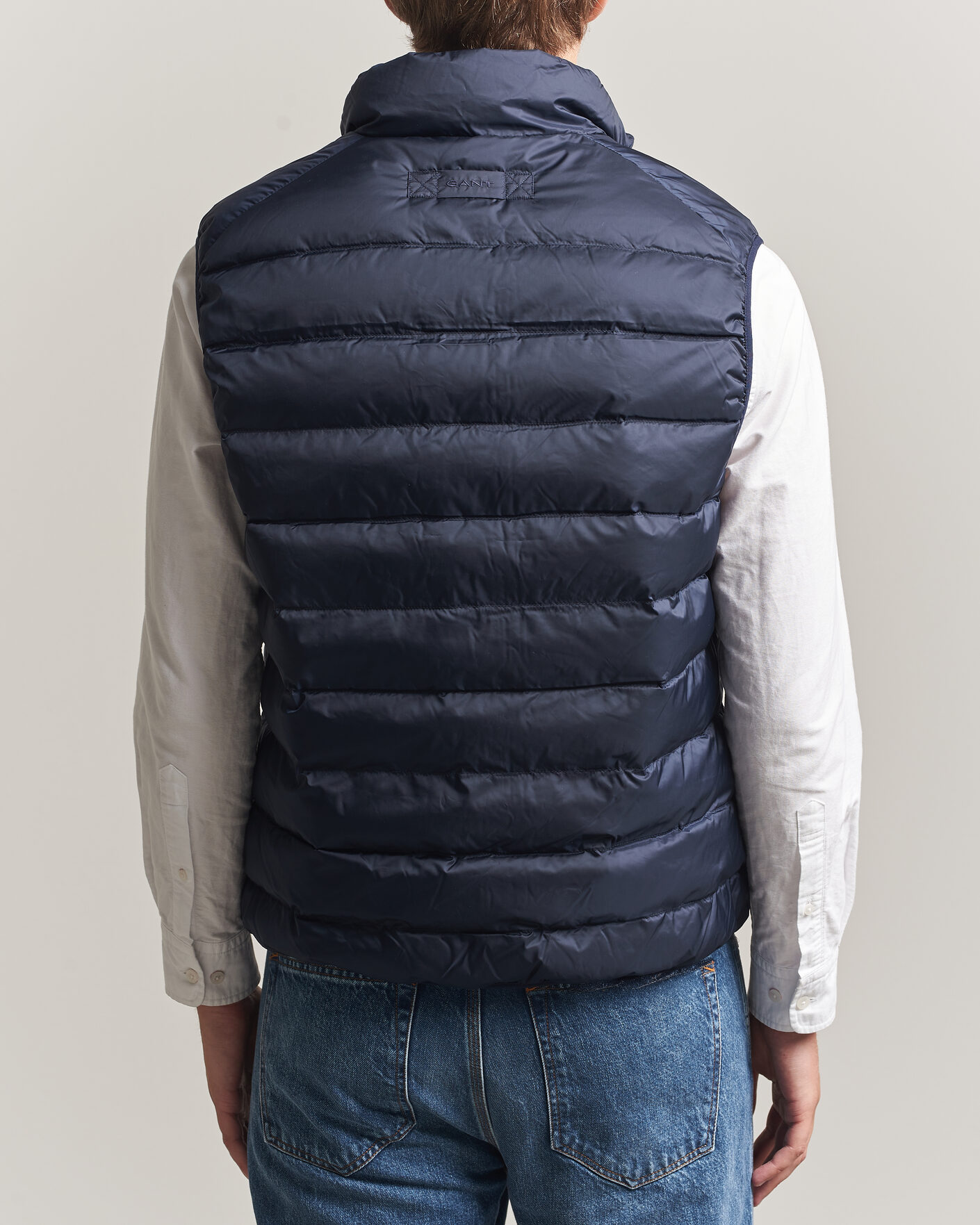 Herr | Västar | Gant | Light Down Vest Evening Blue