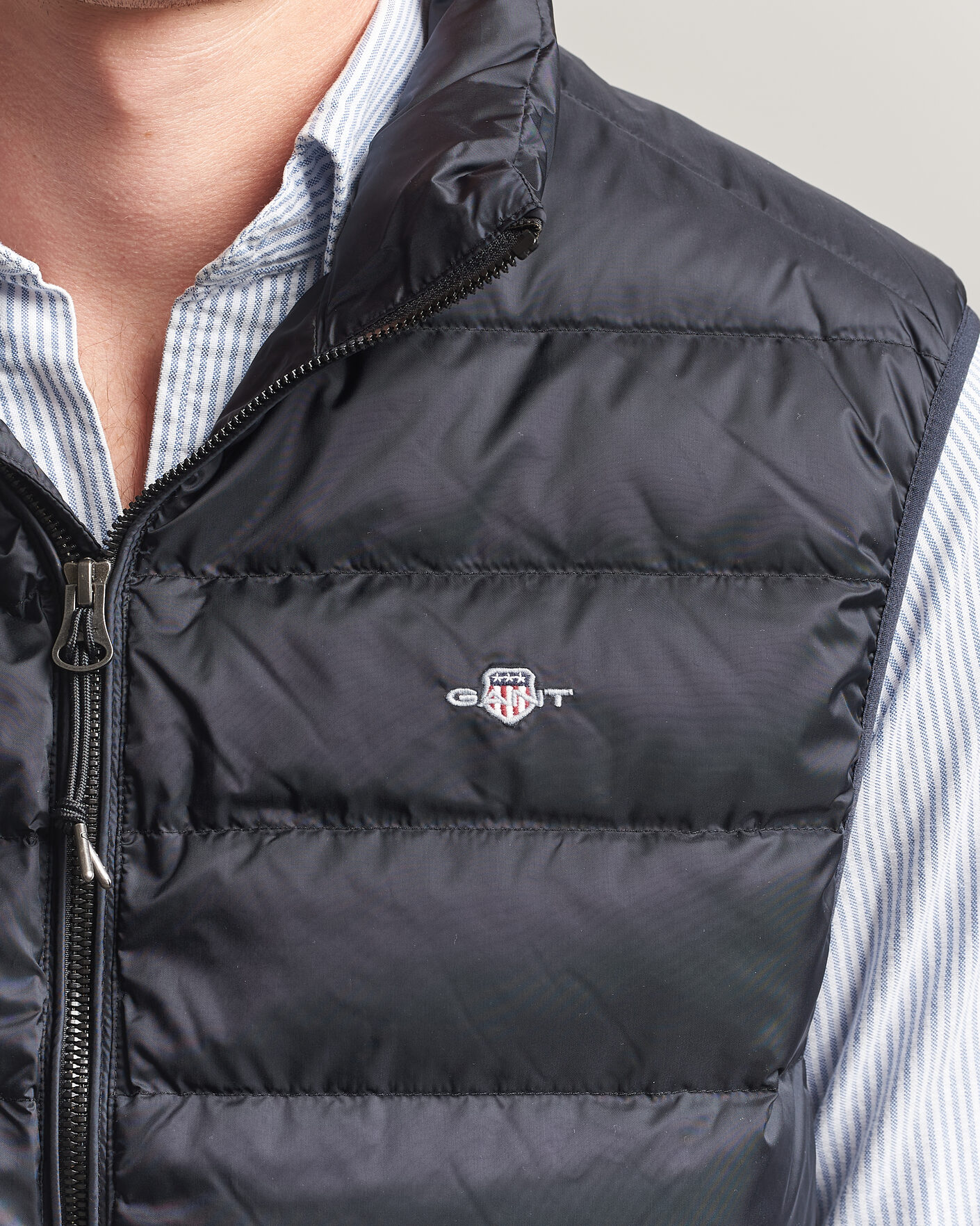 Herr | Västar | Gant | Light Down Vest Black