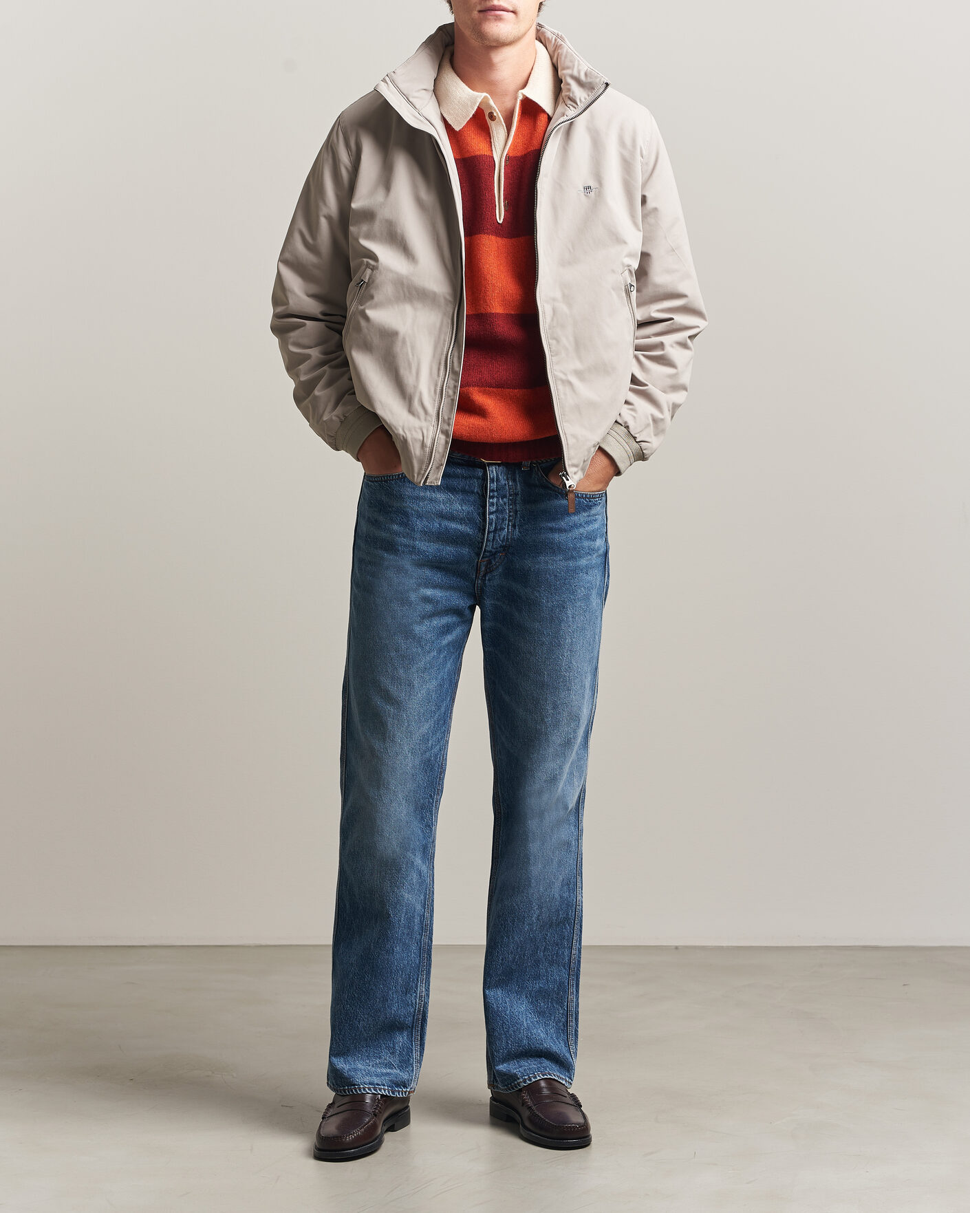 Herr | Jackor | Gant | Hampshire Jacket Mist Taupe