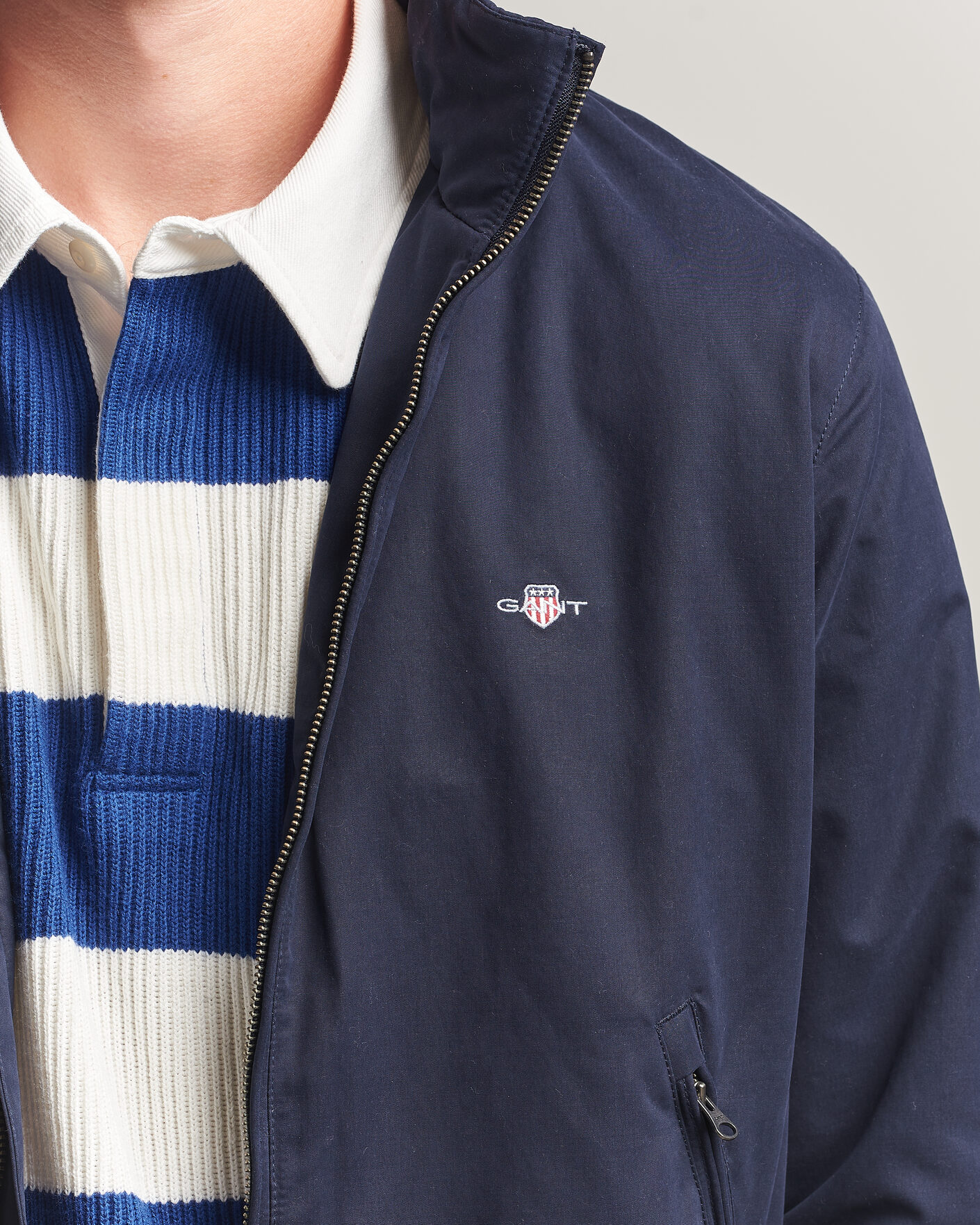 Herr | Jackor | Gant | Hampshire Jacket Evening Blue