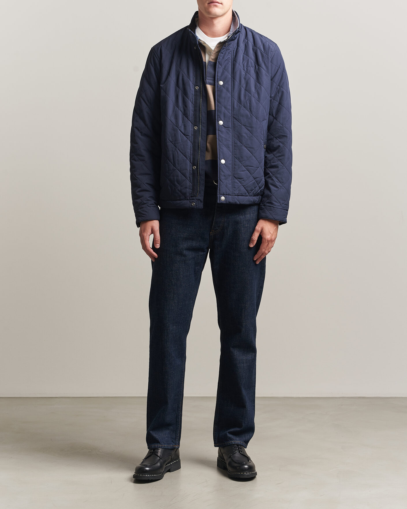 Herr | Jackor | Gant | Classic Quilted Jacket Evening Blue