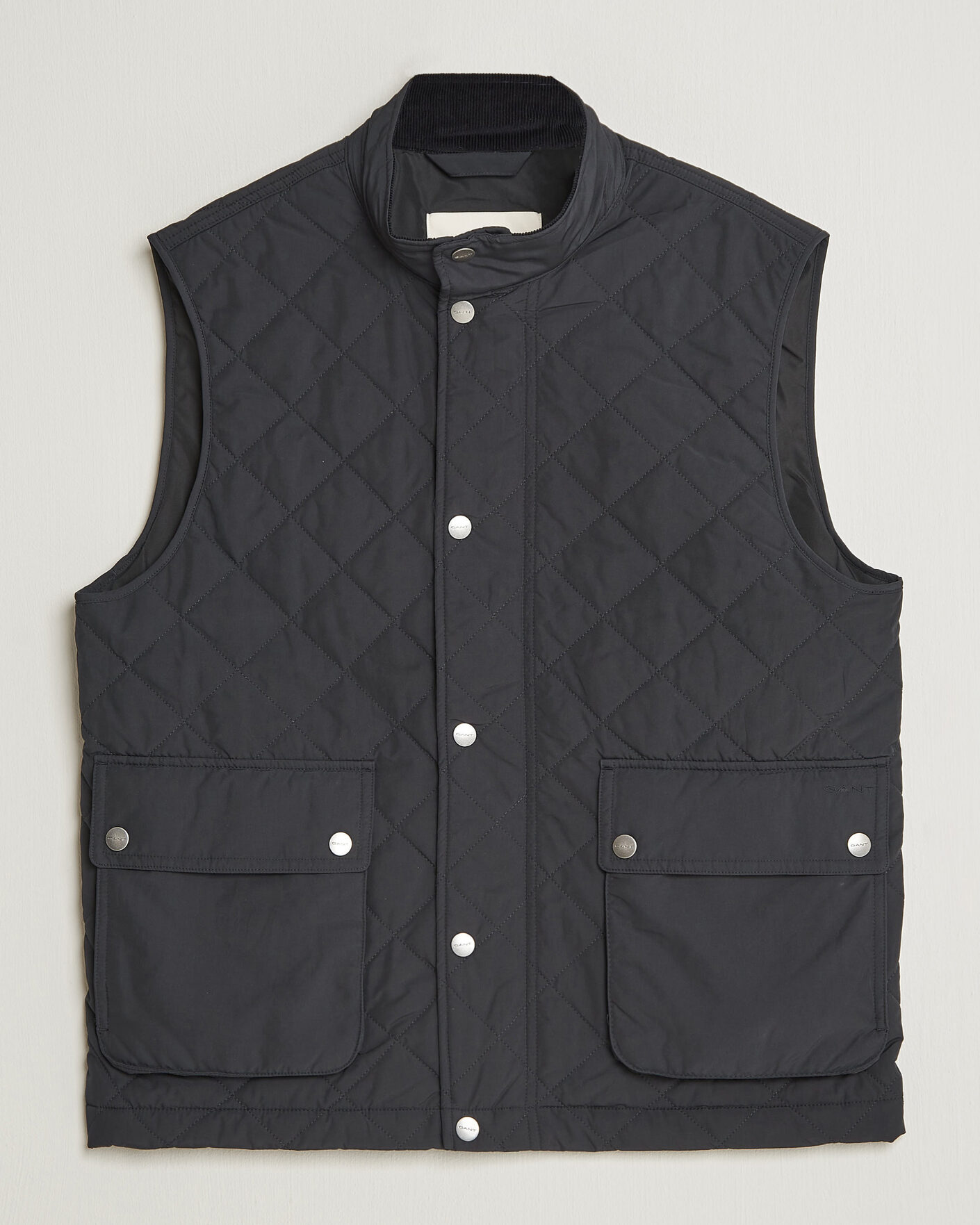 Herr | Västar | Gant | Classic Quilted Vest Black