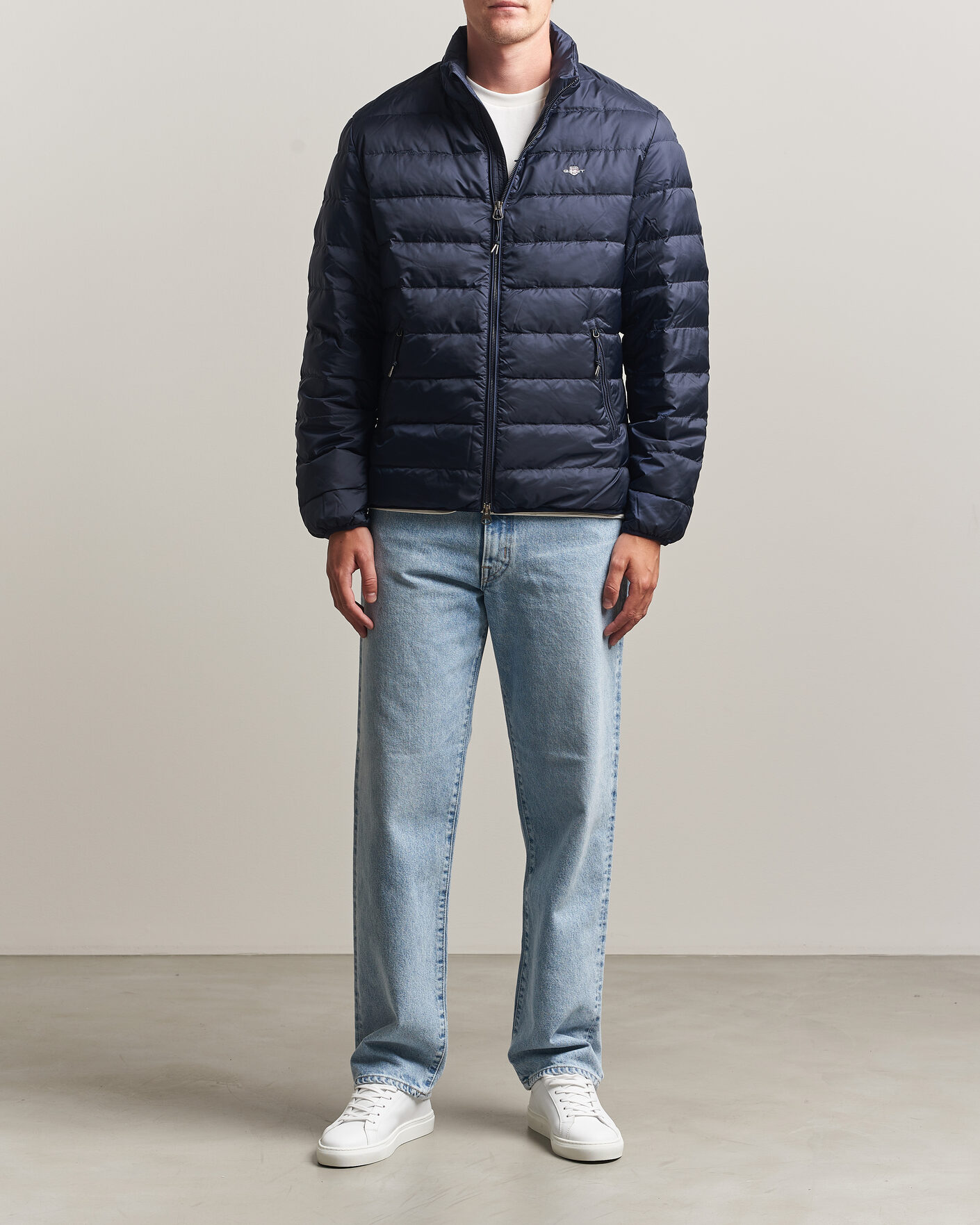 Herr | Jackor | Gant | Light Down Jacket Evening Blue
