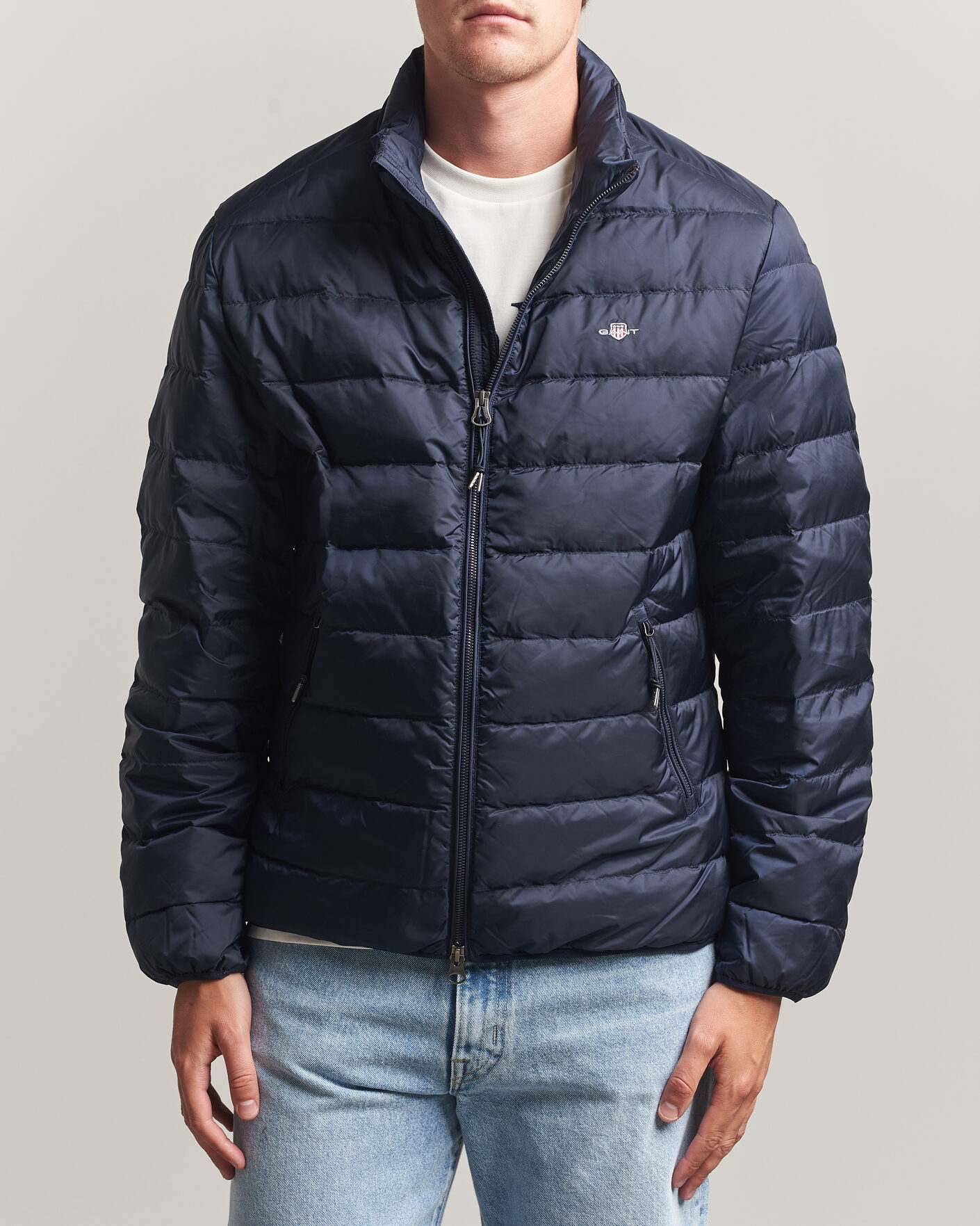 Herr | Jackor | Gant | Light Down Jacket Evening Blue
