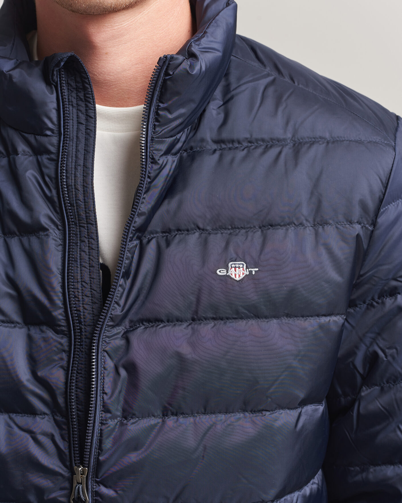 Herr | Jackor | Gant | Light Down Jacket Evening Blue