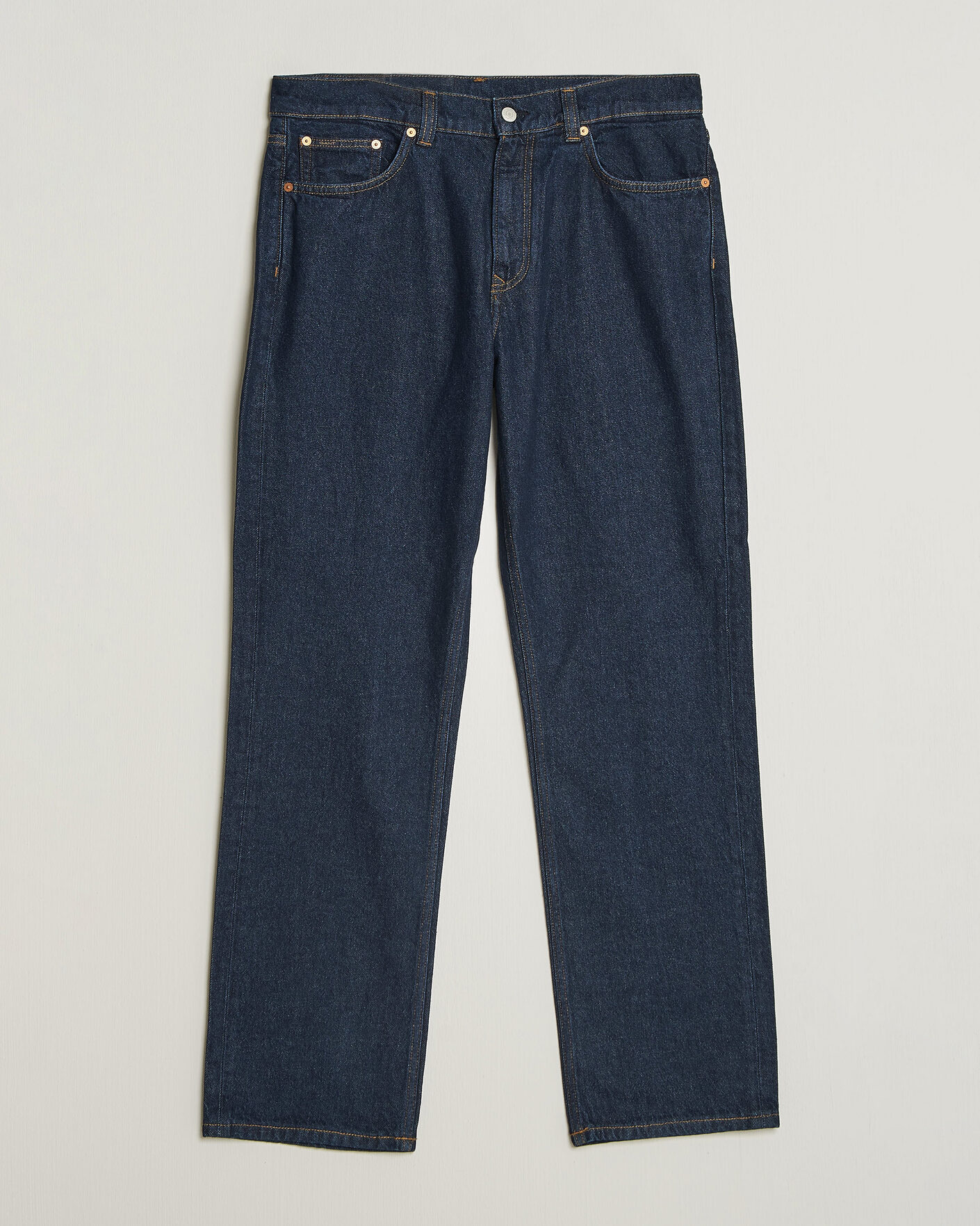 Herr | Jeans | Gant | Straight Fit Jeans Dark Blue