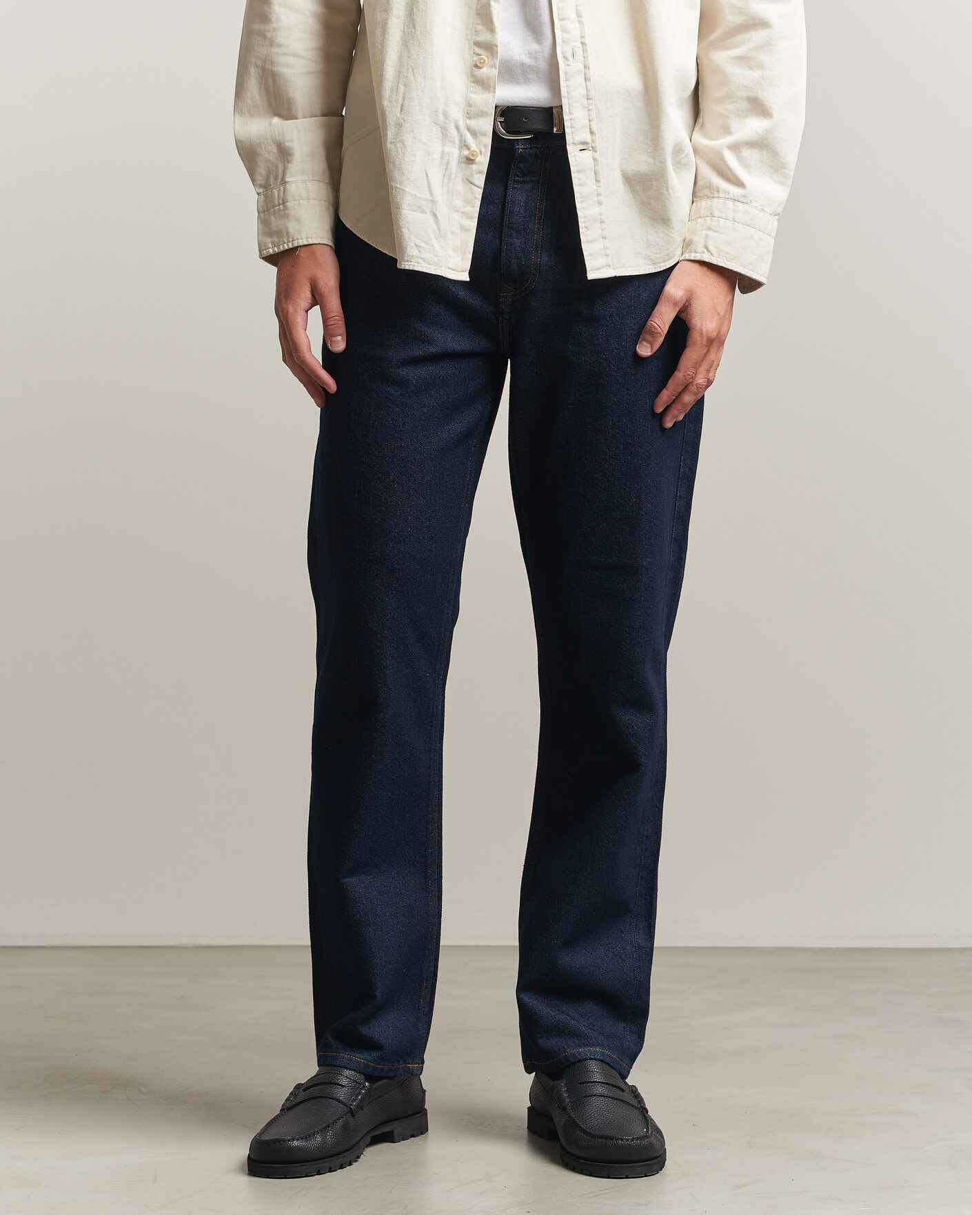 Herr | Jeans | Gant | Straight Fit Jeans Dark Blue