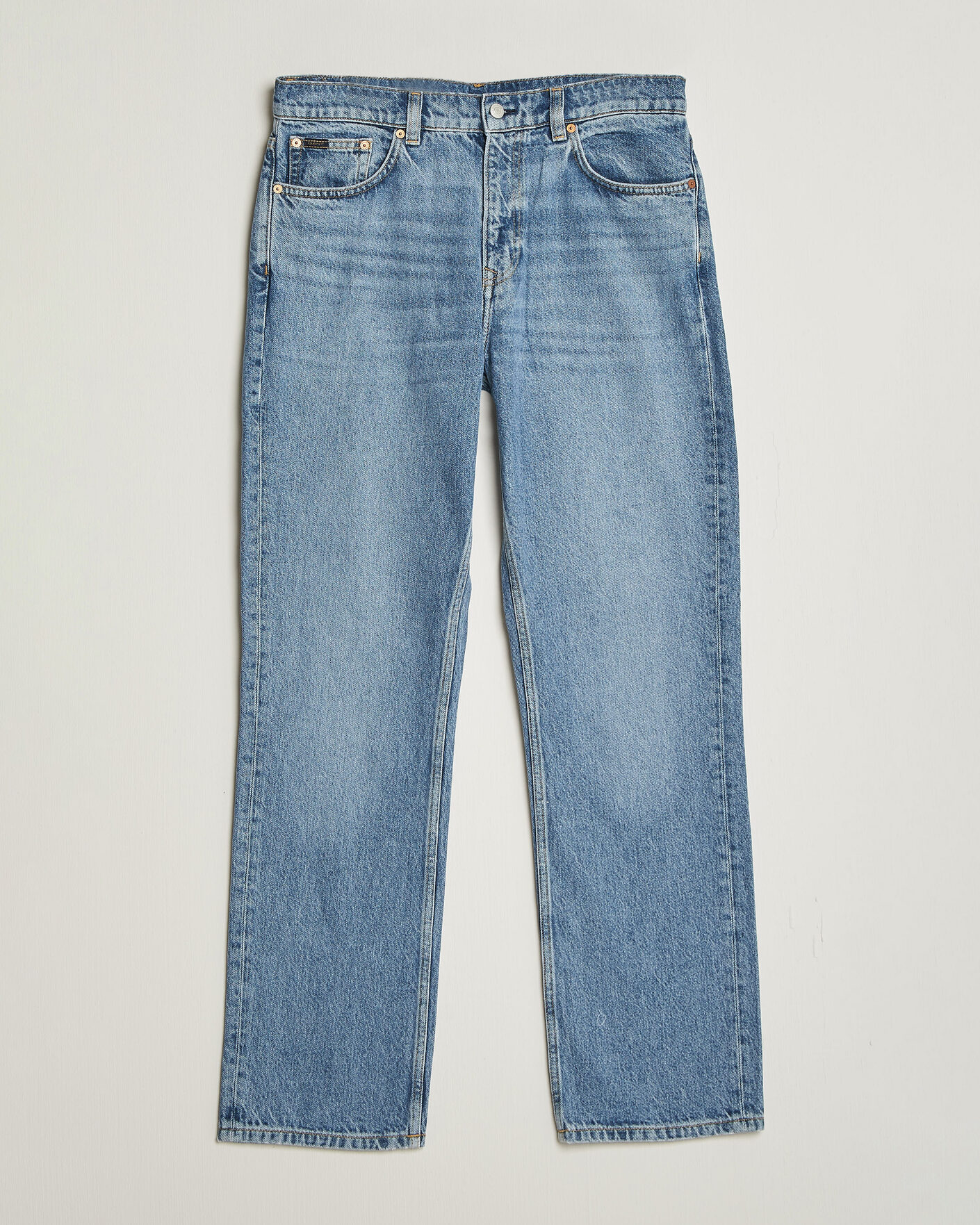 Herr | Jeans | Gant | Straight Fit Jeans Mid Blue Broken In