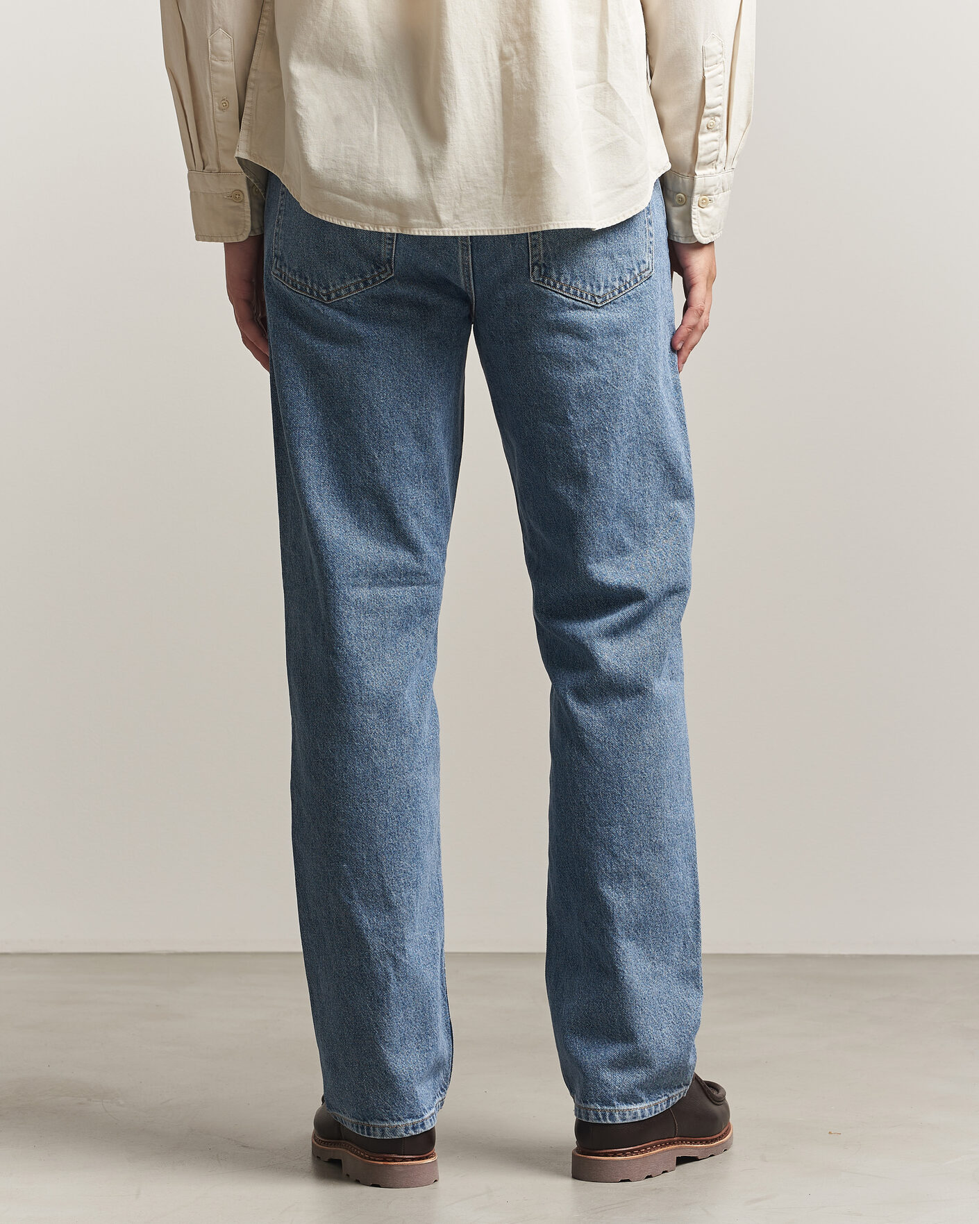 Herr | Jeans | Gant | Straight Fit Jeans Mid Blue Broken In