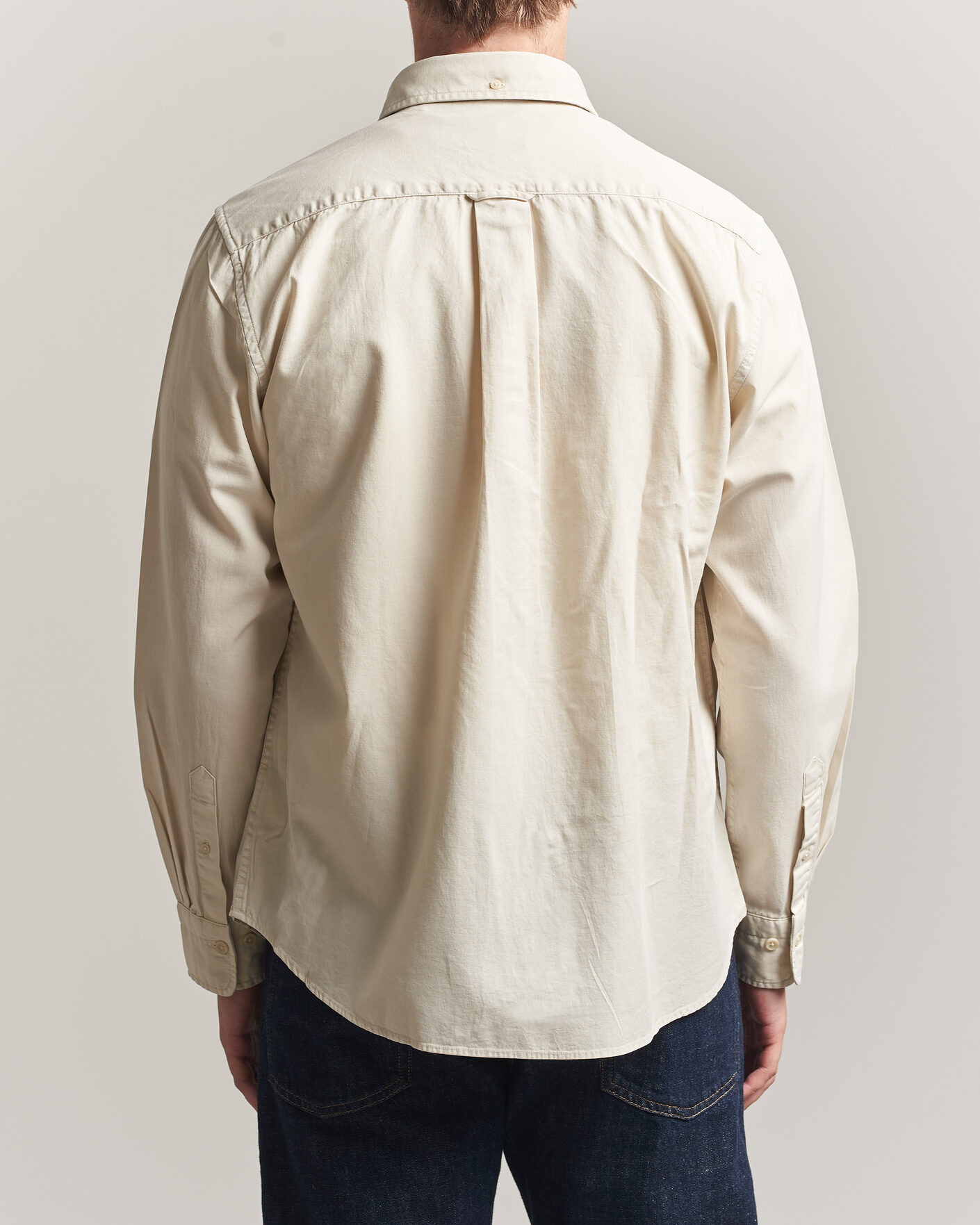 Herr | Skjortor | Gant | Regular Fit Garment Dyed Twill Shirt Sand