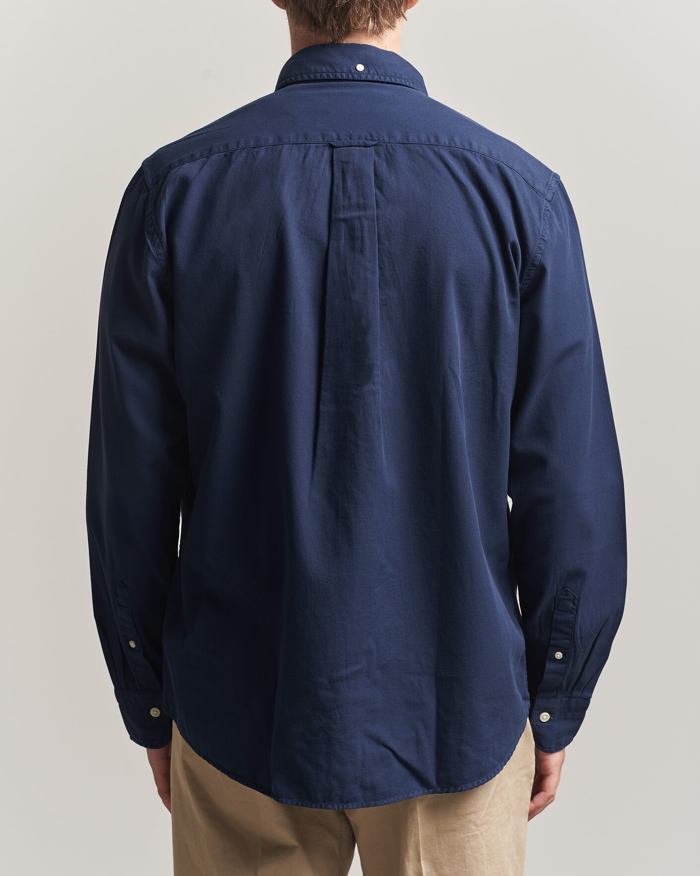 Herr | Skjortor | Gant | Regular Fit Garment Dyed Twill Shirt Evening Blue
