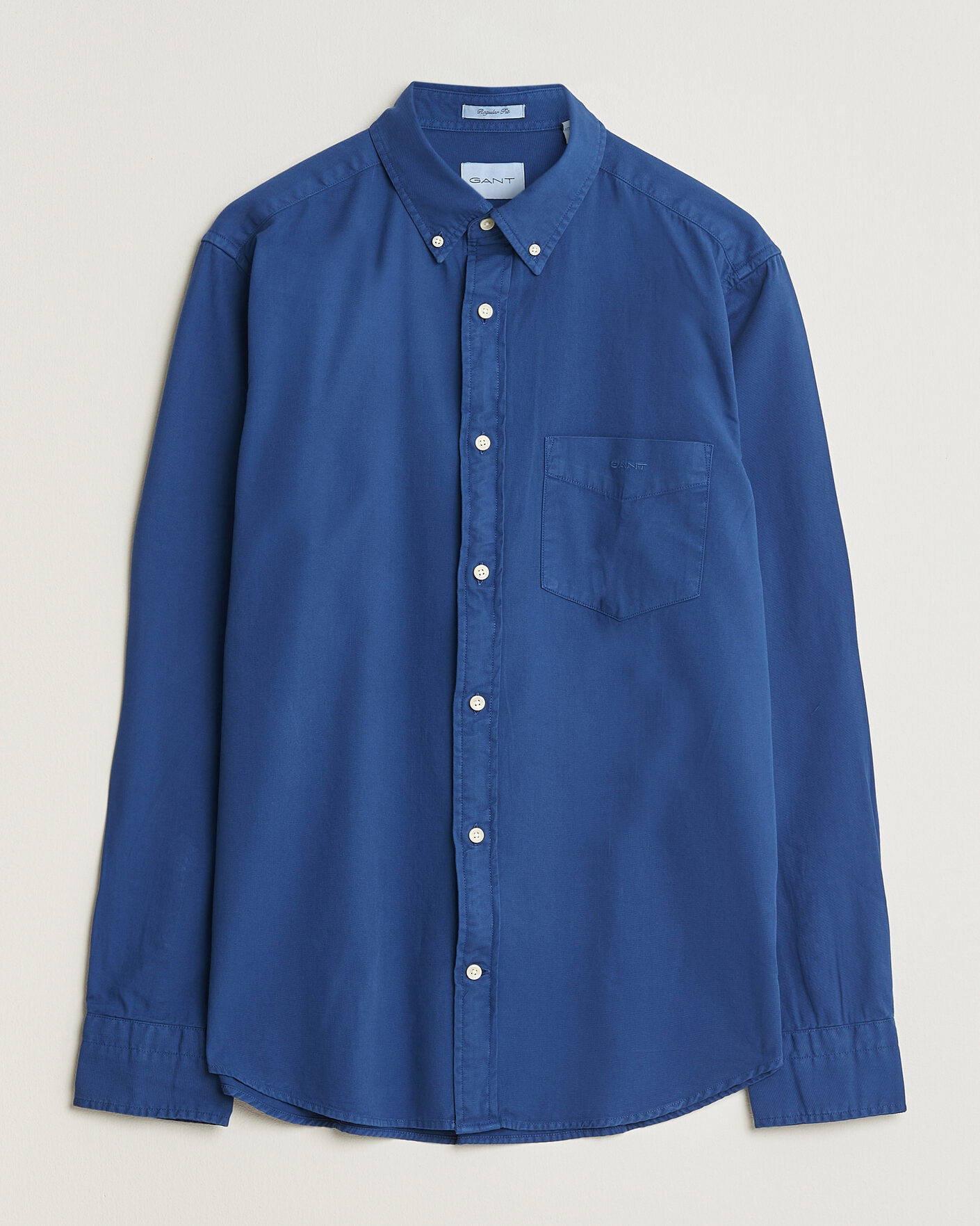 Herr | Skjortor | Gant | Regular Fit Garment Dyed Twill Shirt Crisp Blue