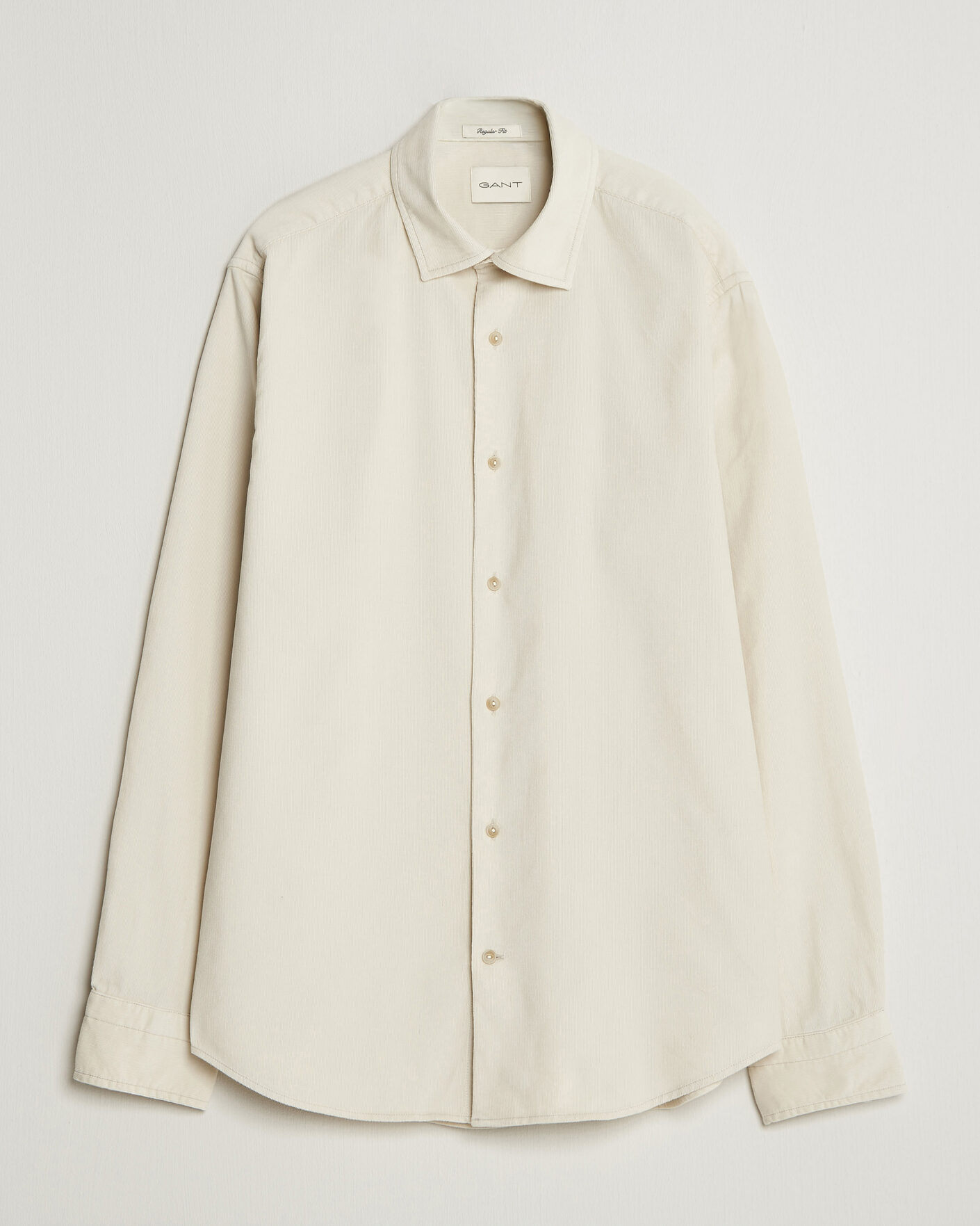 Herr | Skjortor | Gant | Regular Fit Baby Cord Shirt Sand