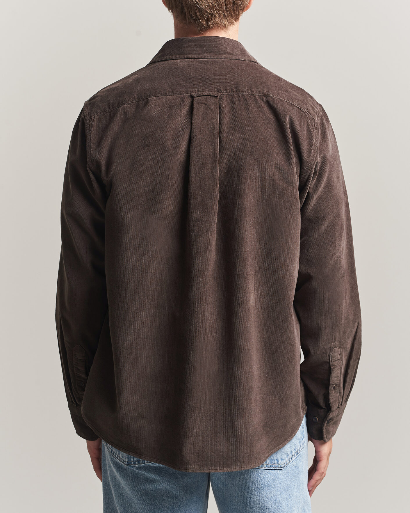 Herr | Skjortor | Gant | Regular Fit Baby Cord Shirt Shadow Brown