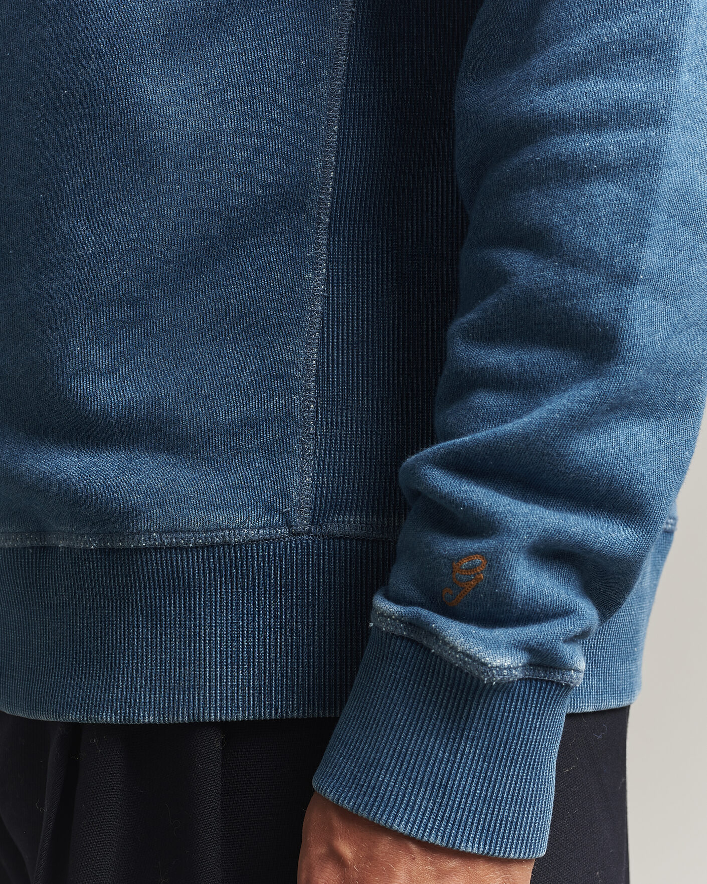 Herr | Tröjor | Gant | Vintage Crew Neck Sweatshirt Indigo