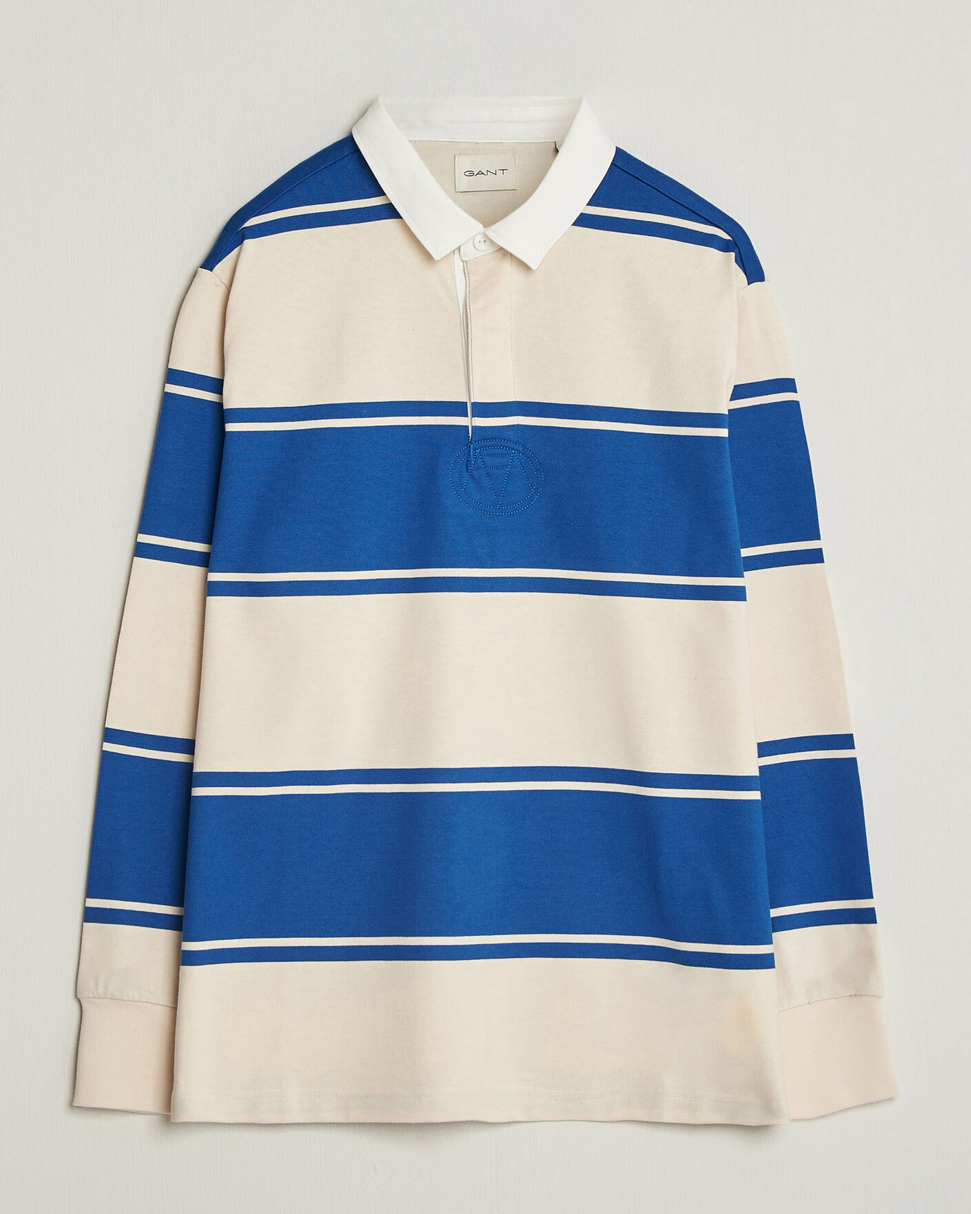 Herr | Tröjor | Gant | Striped Rugger Nautical Blue