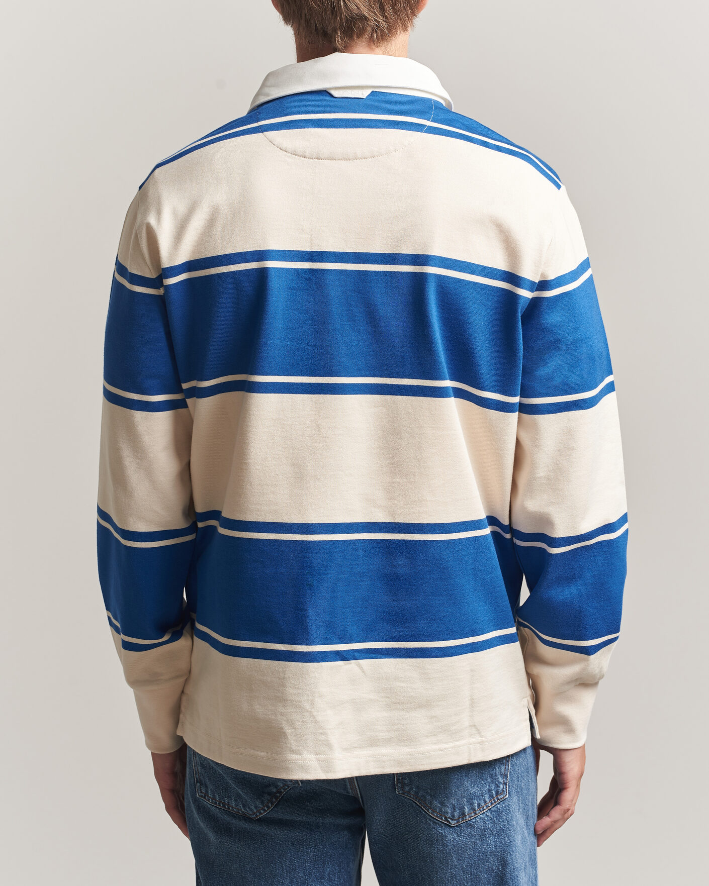 Herr | Tröjor | Gant | Striped Rugger Nautical Blue